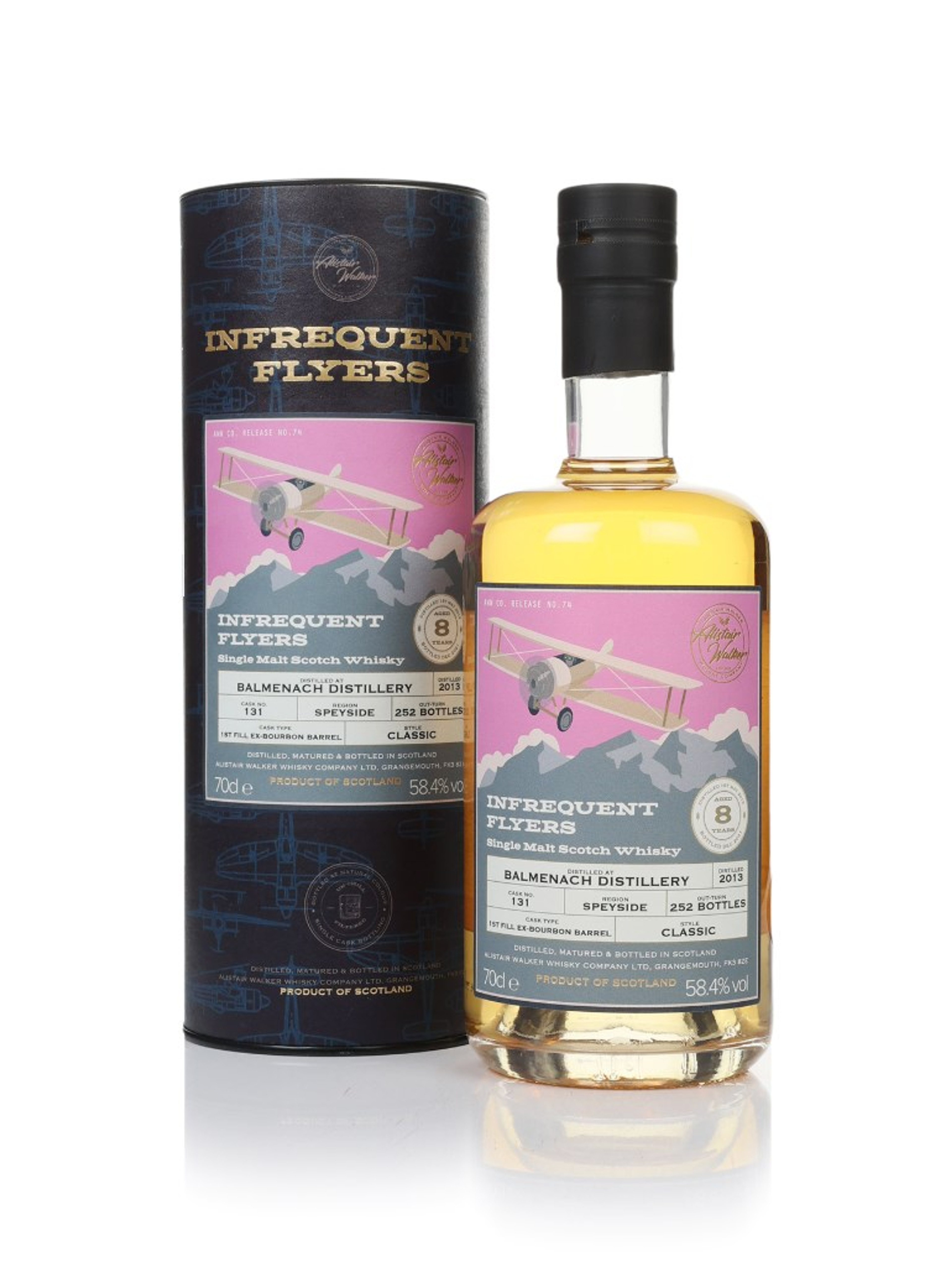Balmenach 8 Year Old 2013 (cask 131) - Infrequent Flyers (Alistair Walker) 70cl