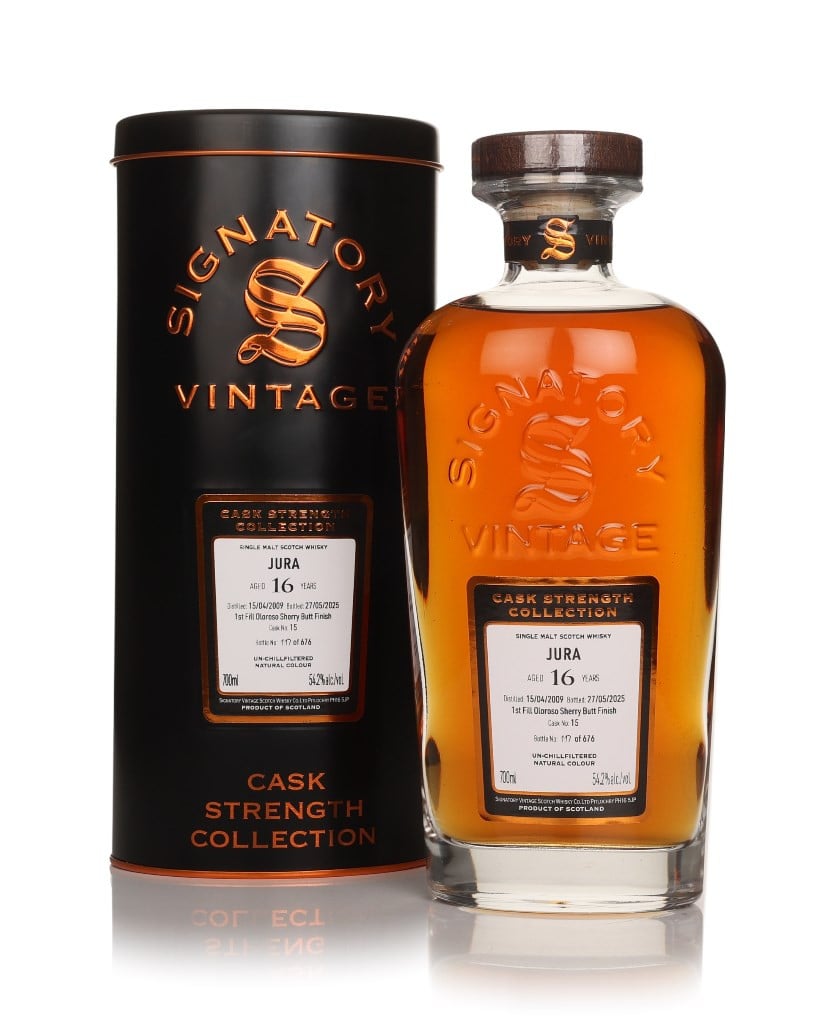 Jura 16 Year Old 2009 (cask 15) - Cask Strength Collection (Signatory) 70cl