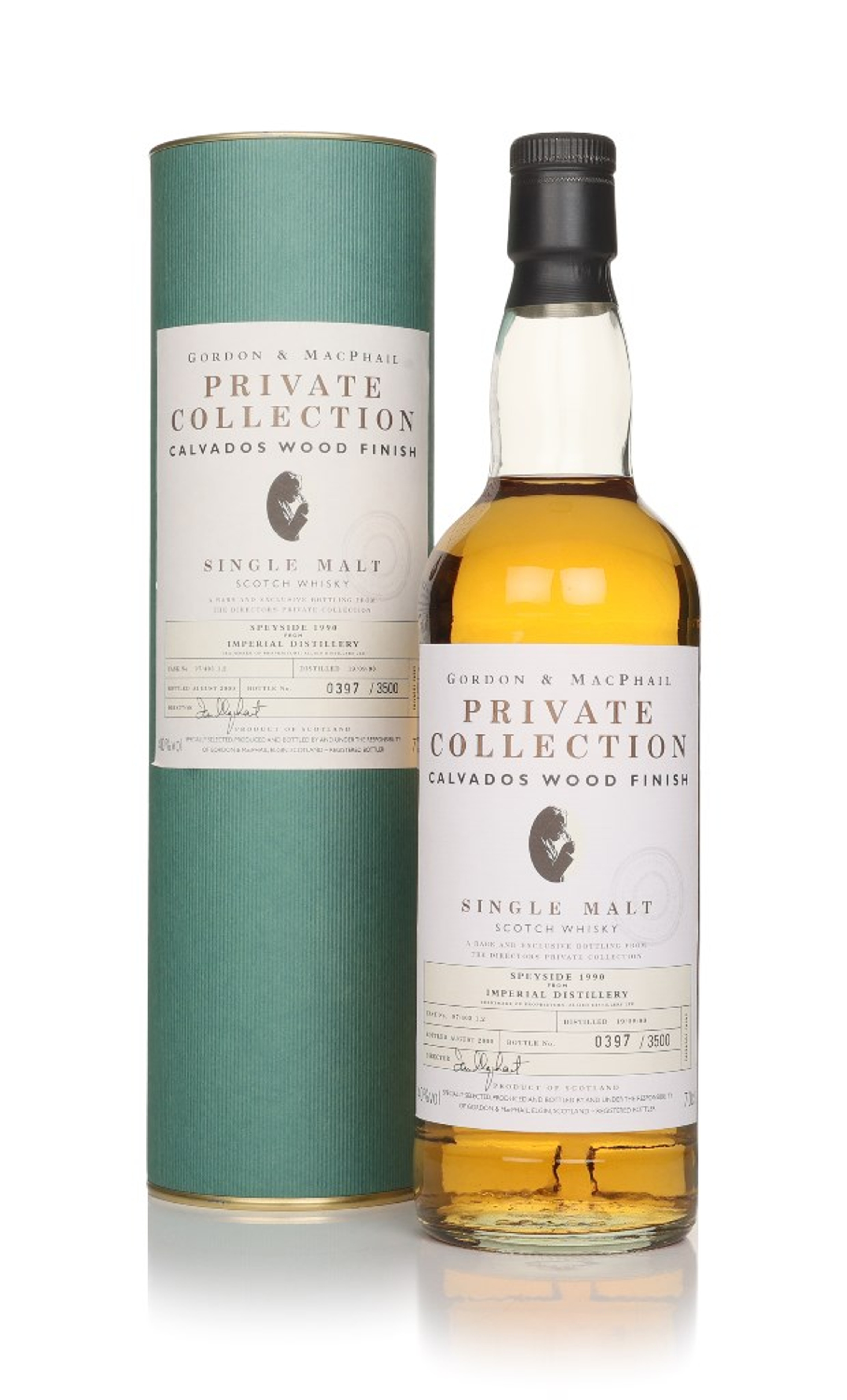 Imperial 1990 (bottled 2000) Calvados Wood Finish - Private Collection (Gordon & MacPhail) 70cl