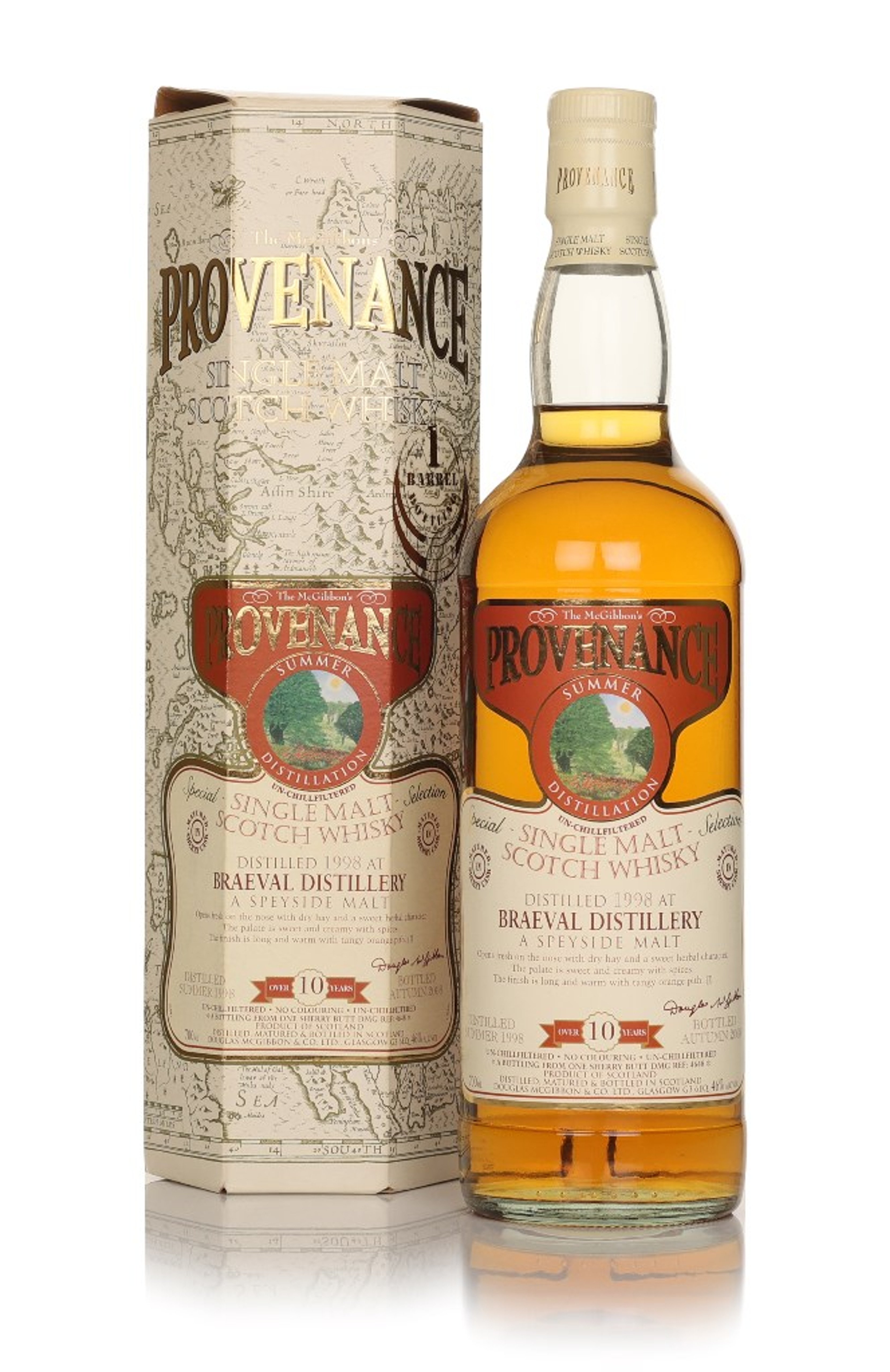 Braeval 10 Year Old 1998 - Provenance (Douglas Laing) 70cl
