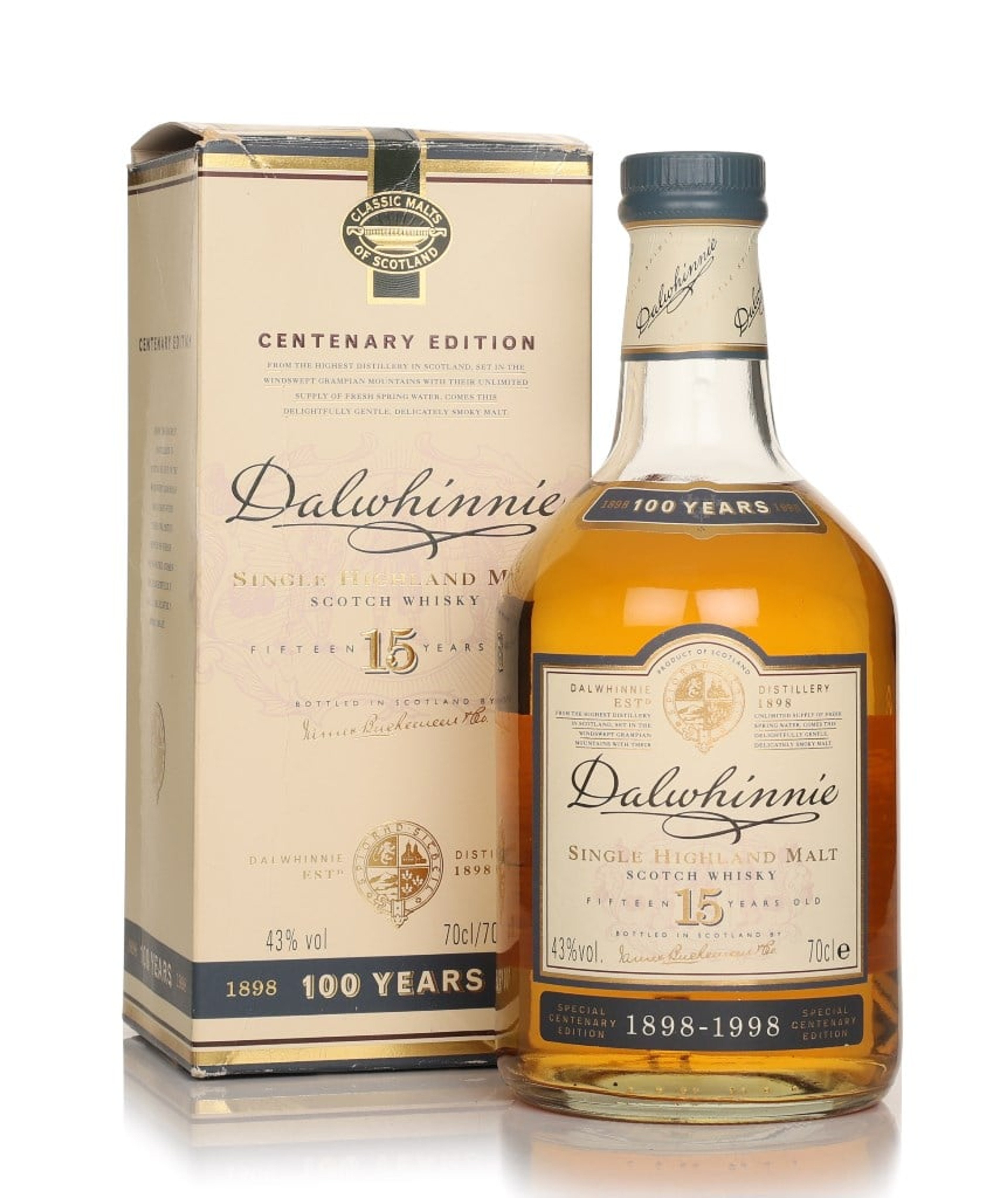 Dalwhinnie 15 Year Old Centenary Edition 70cl