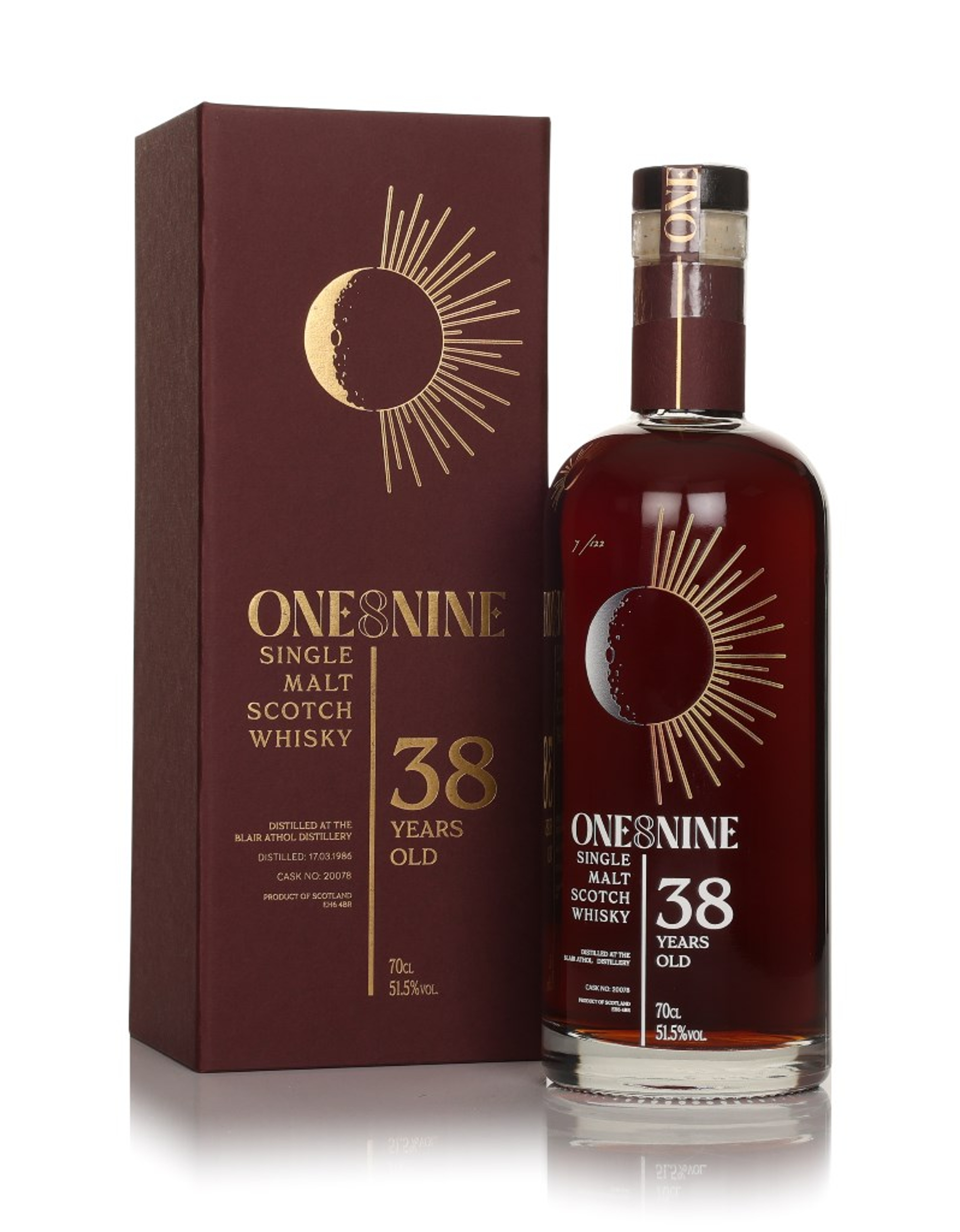 Blair Athol 38 Year Old 1986 - 'Eternal Cycle' (One8Nine) 70cl
