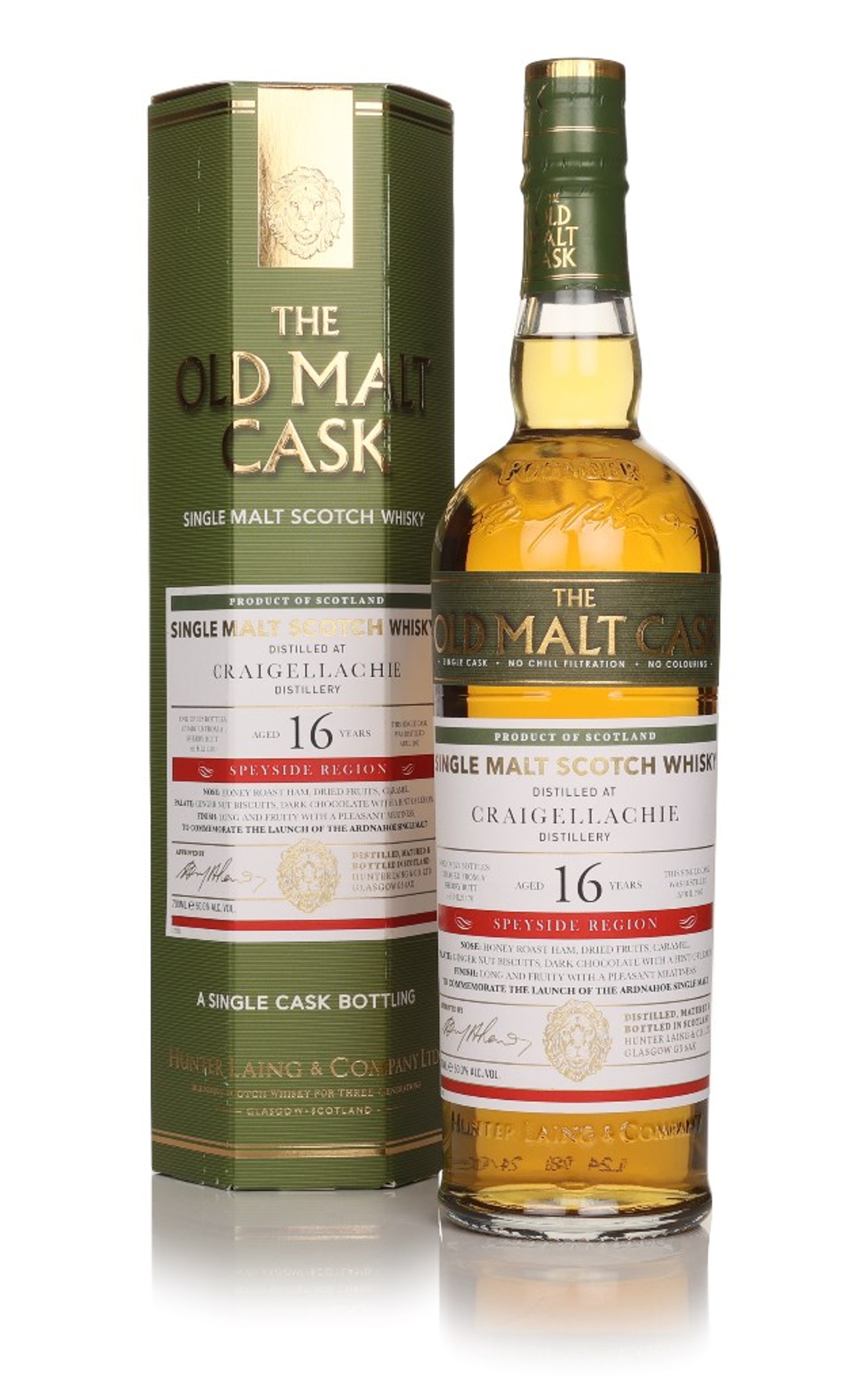 Craigellachie 16 Year Old 2007 (cask HL21170) - Old Malt Cask (Hunter Laing) 70cl