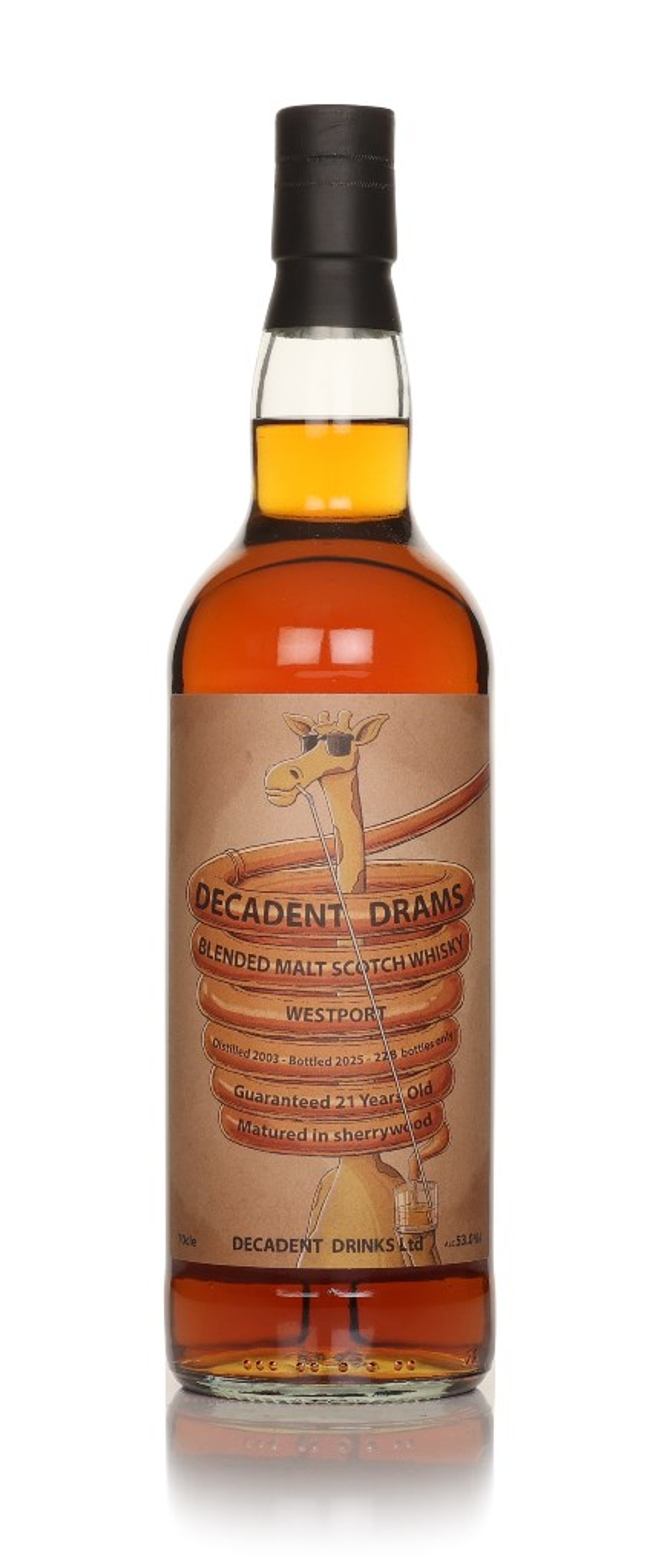 Westport 21 Year Old 2003 - Decadent Drams (Decadent Drinks) 70cl