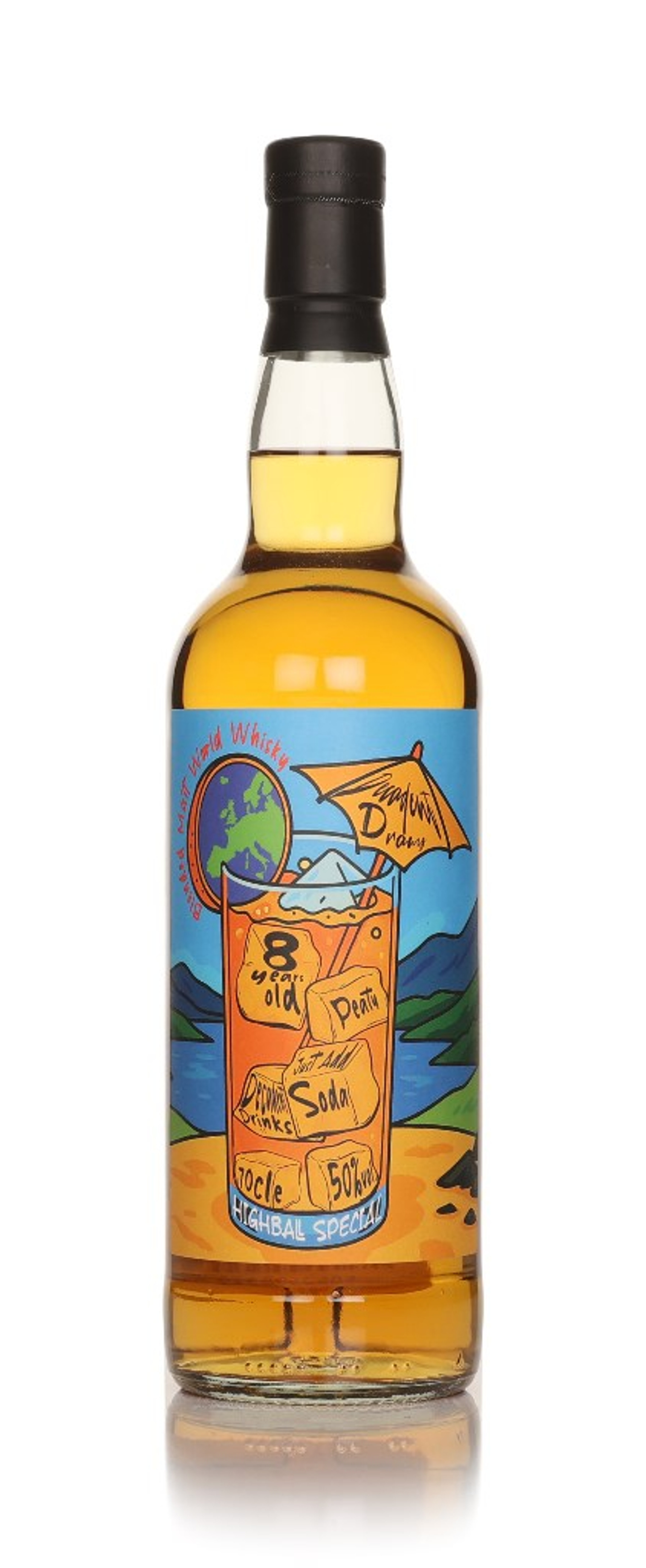 World Peat Highball Pre-Mix 8 Year Old - Decadent Drams (Decadent Drinks) 70cl