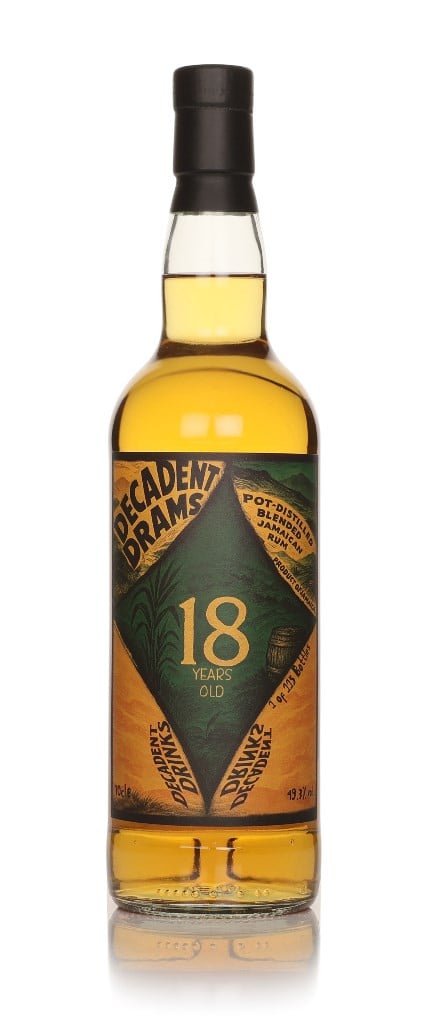 Jamaican Rum 18 Year Old - Decadent Drams (Decadent Drinks) 70cl
