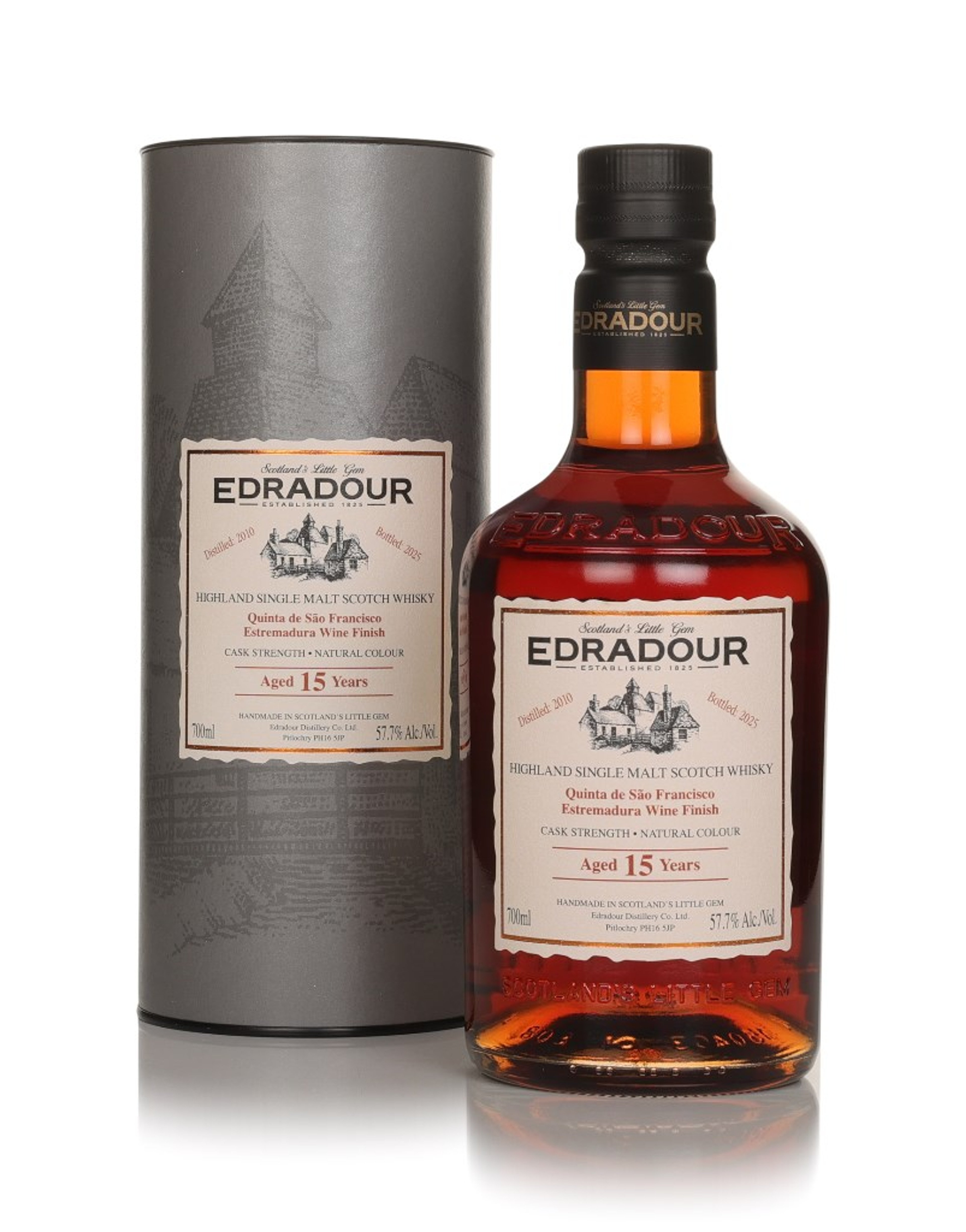 Edradour 15 Year Old 2010 Quinta de São Francisco Estremadura Wine Finish 70cl