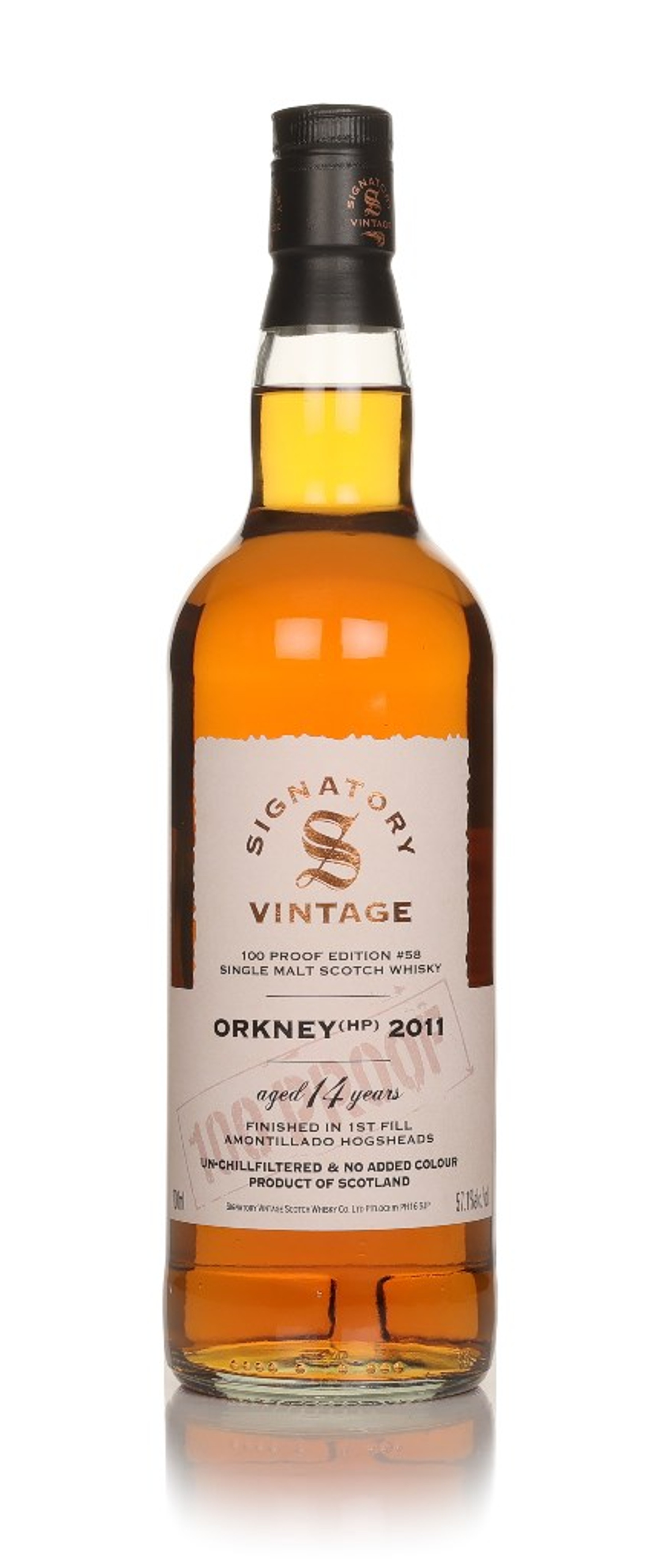 Orkney (HP) 14 Year Old 2011 - 100 Proof Edition #58 (Signatory) 70cl