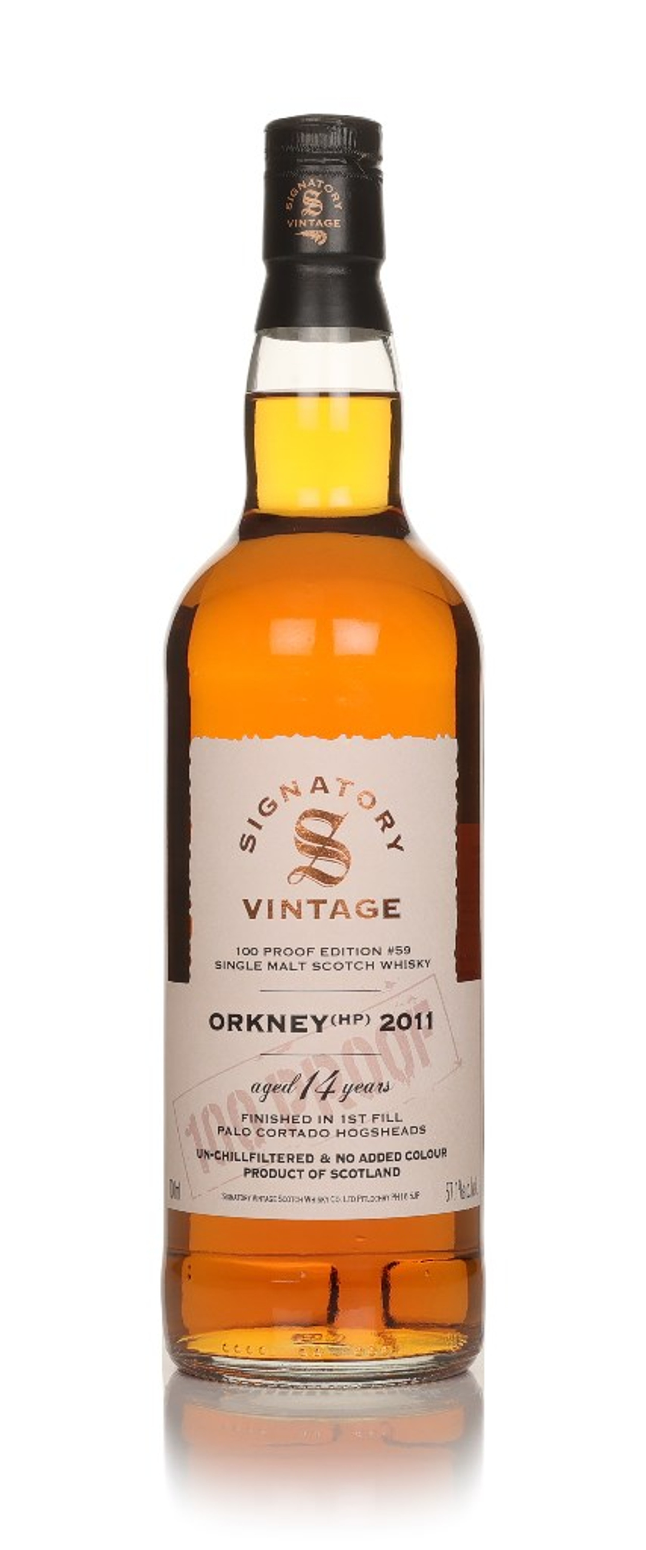 Orkney (HP) 14 Year Old 2011 - 100 Proof Edition #59 (Signatory) 70cl