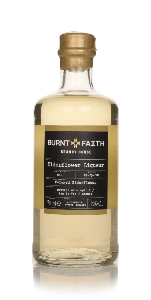 Burnt Faith Elderflower Liqueur 70cl