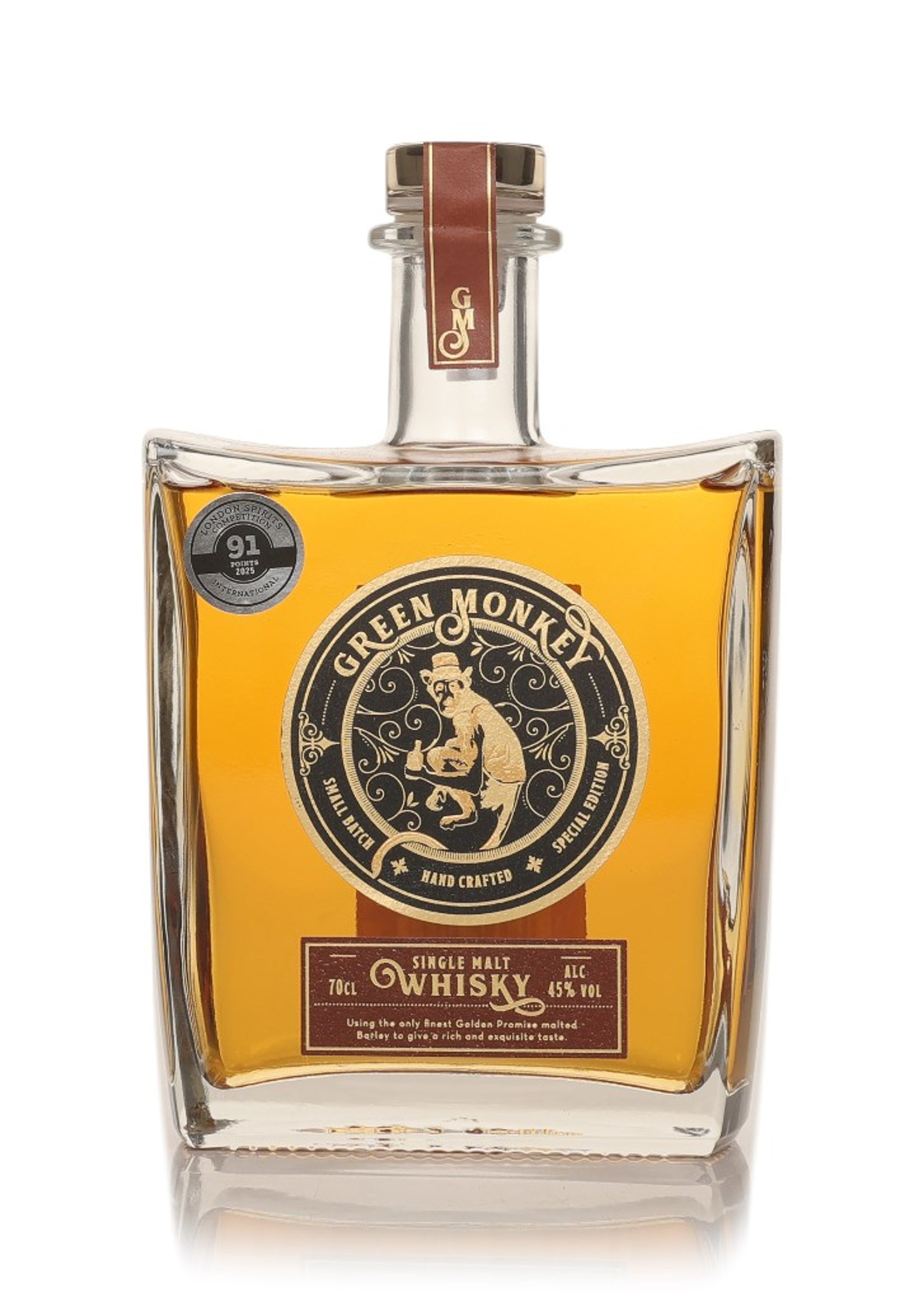 Green Monkey Single Malt Whisky 70cl
