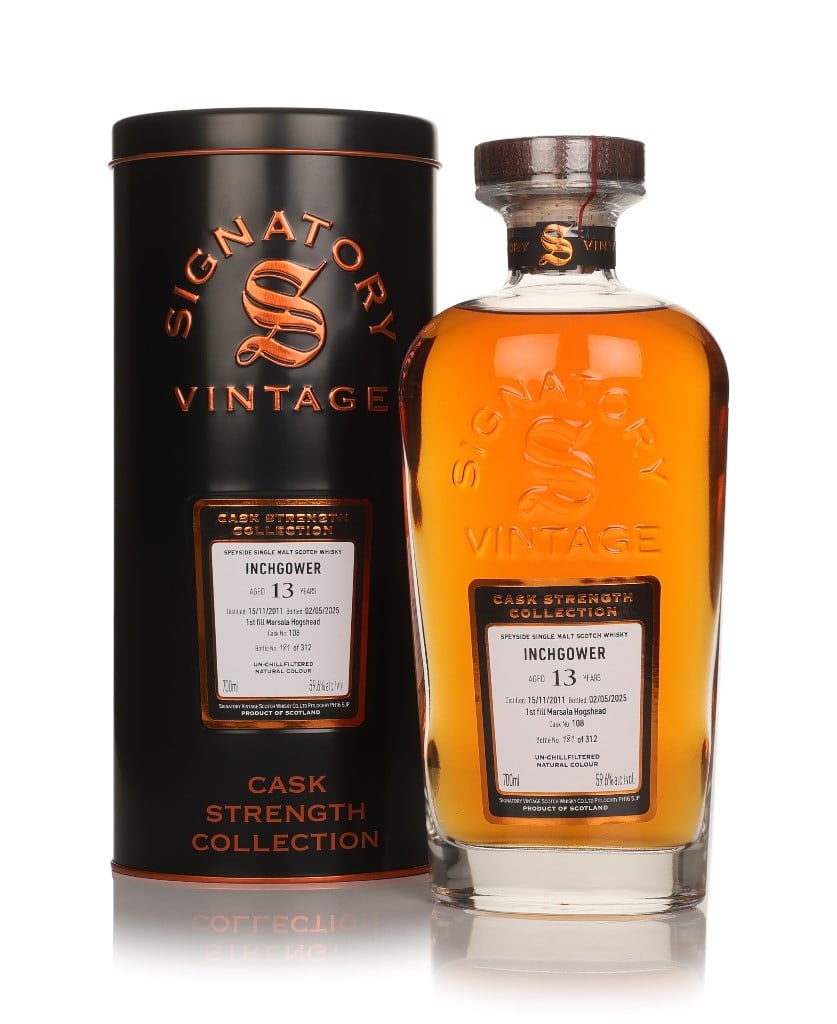 Inchgower 13 Year Old 2011 (cask 108) - Cask Strength Collection (Signatory) 70cl