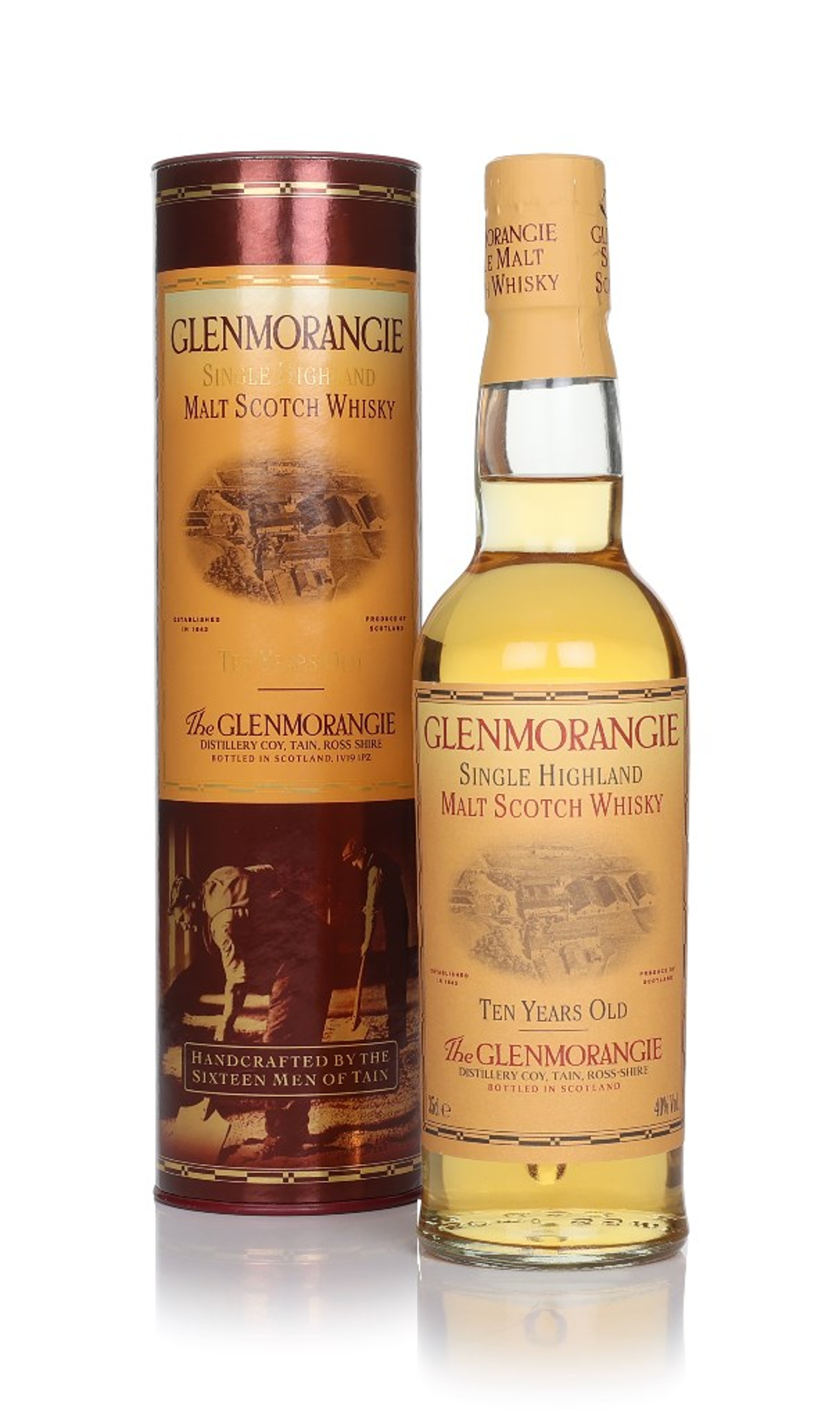 Glenmorangie 10 Year Old - 1990s (with Malt Workers Design Tin) (35cl)