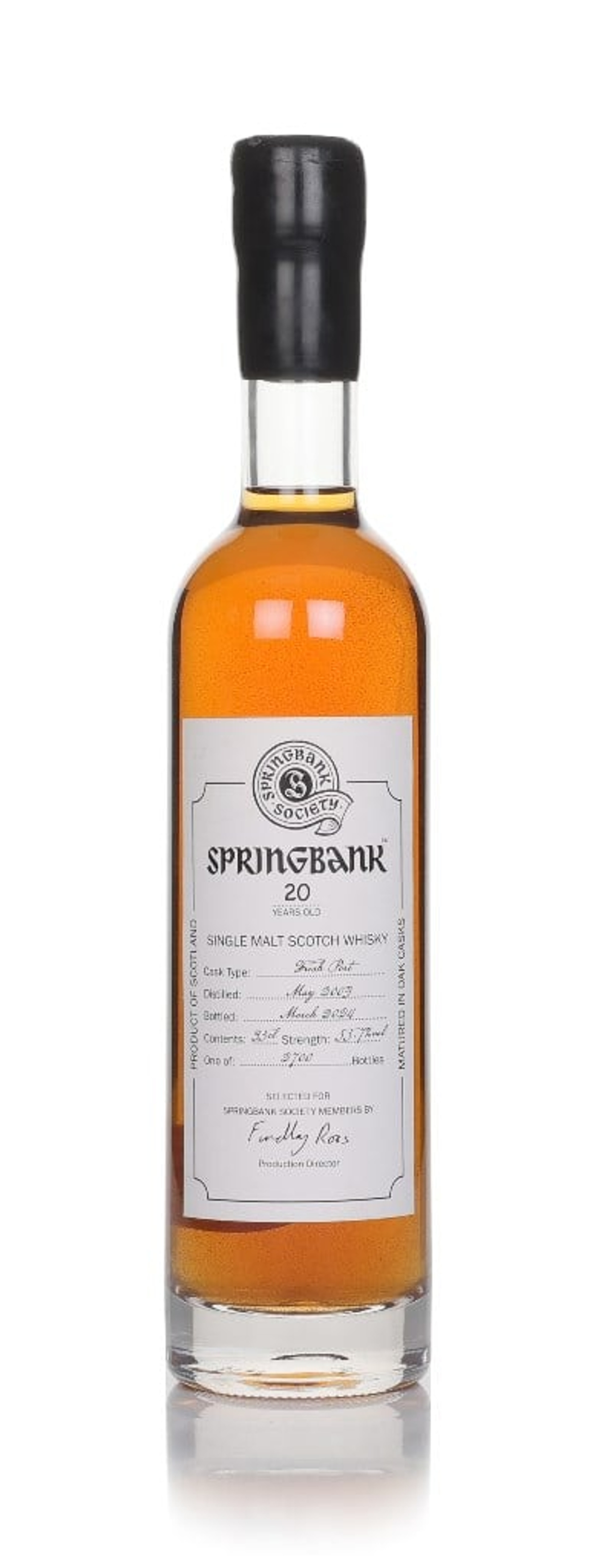 Springbank 20 Year Old 2003 - Springbank Society 2024 (35cl)