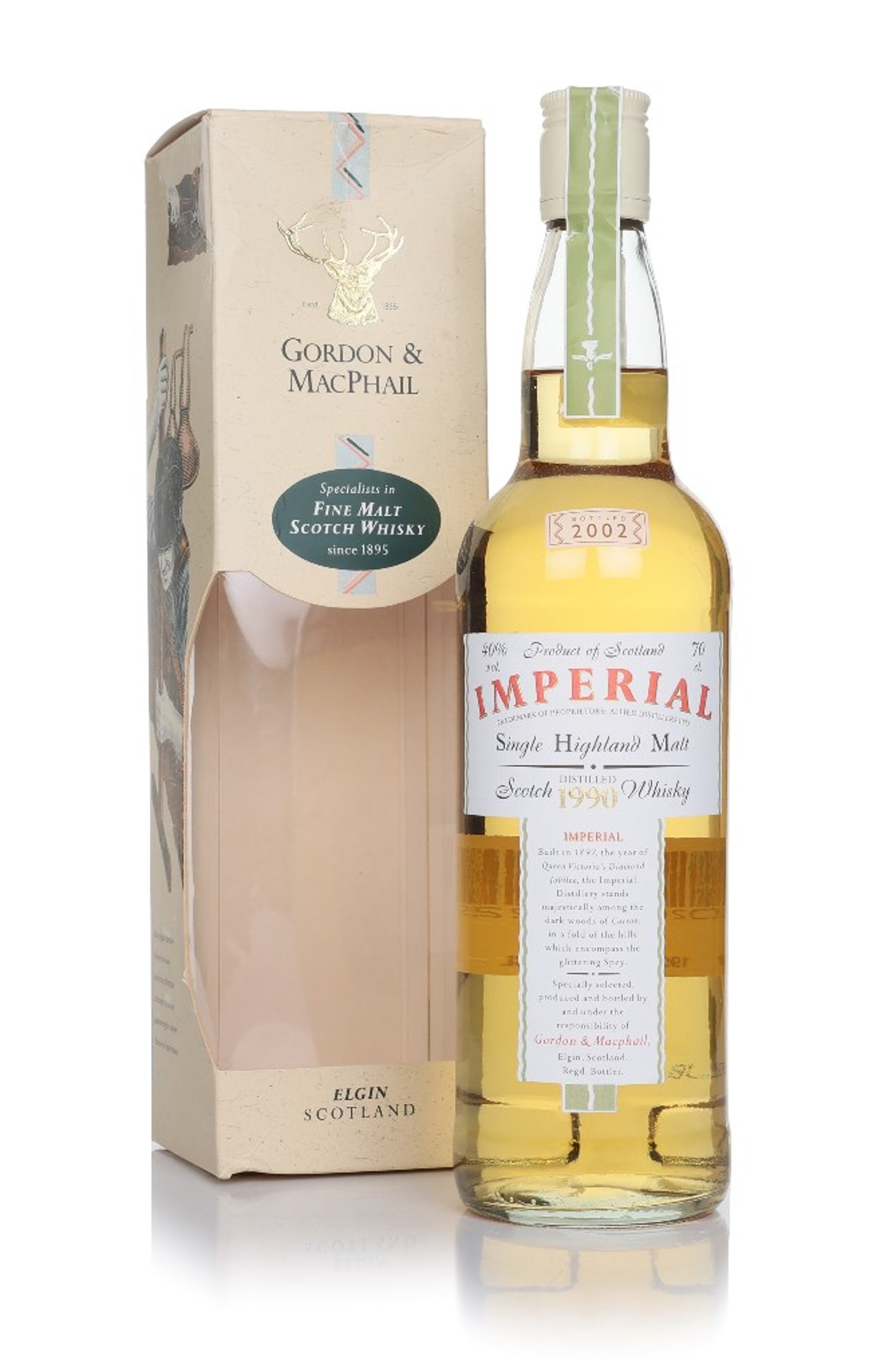 Imperial 1990 (bottled 2002) (Gordon & MacPhail) 70cl