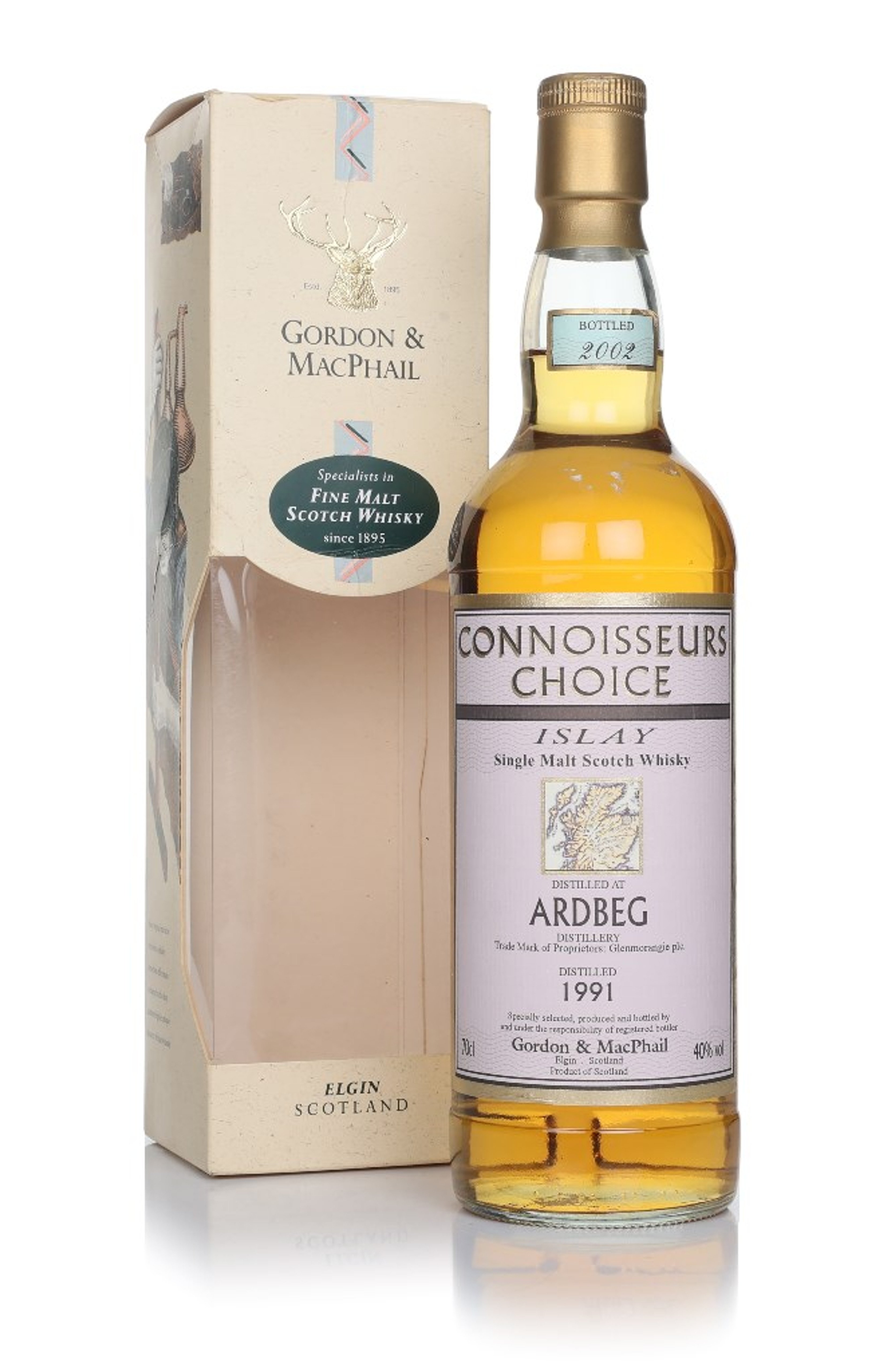 Ardbeg 1991 (bottled 2002) - Connoisseurs Choice (Gordon & MacPhail) 70cl