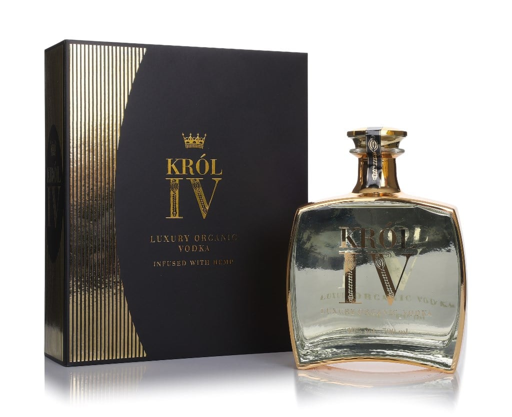 KRÓL IV Luxury Organic Vodka Single with Gift Box 70cl