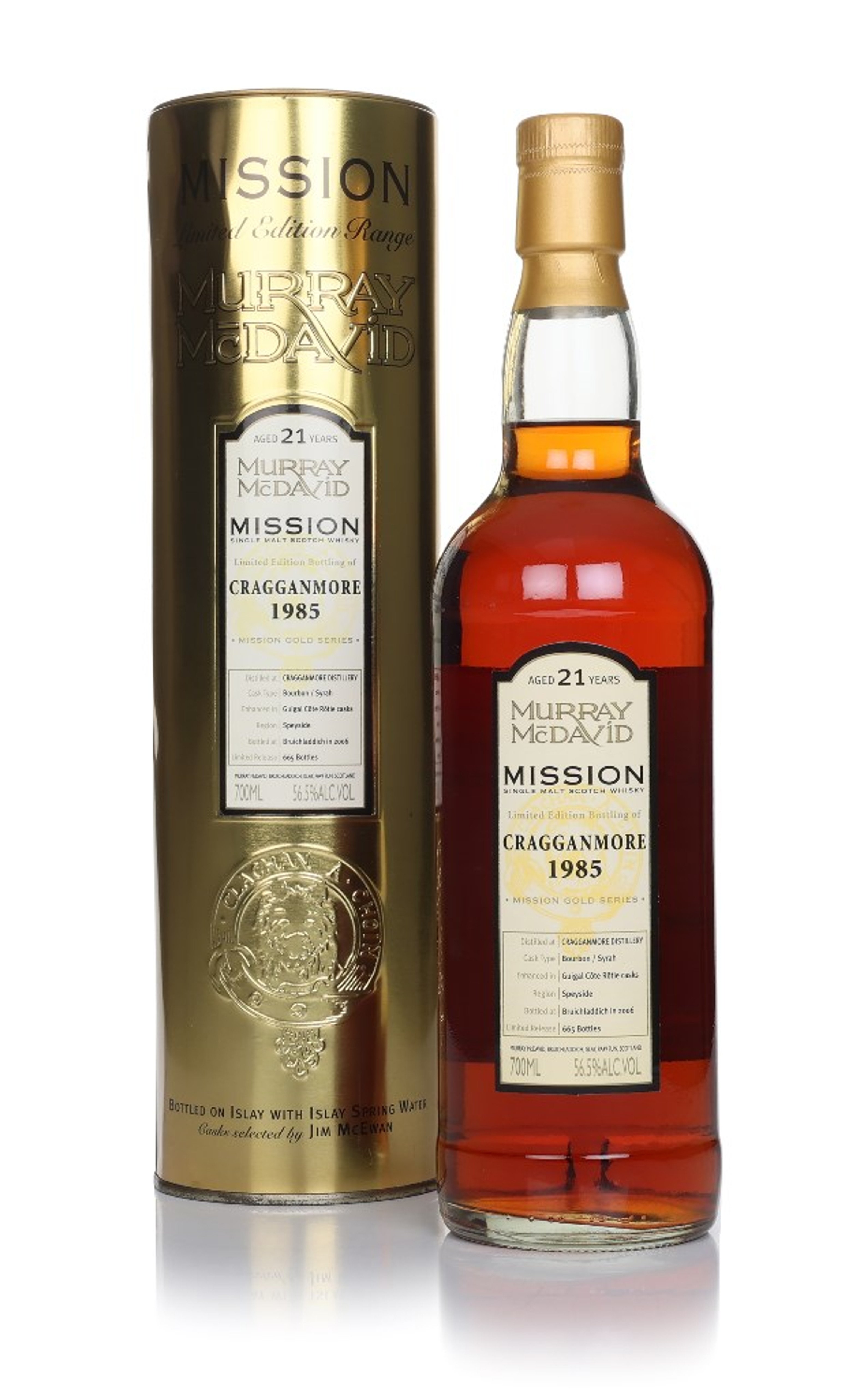 Cragganmore 21 Year Old 1985 - Mission (Murray McDavid) 70cl
