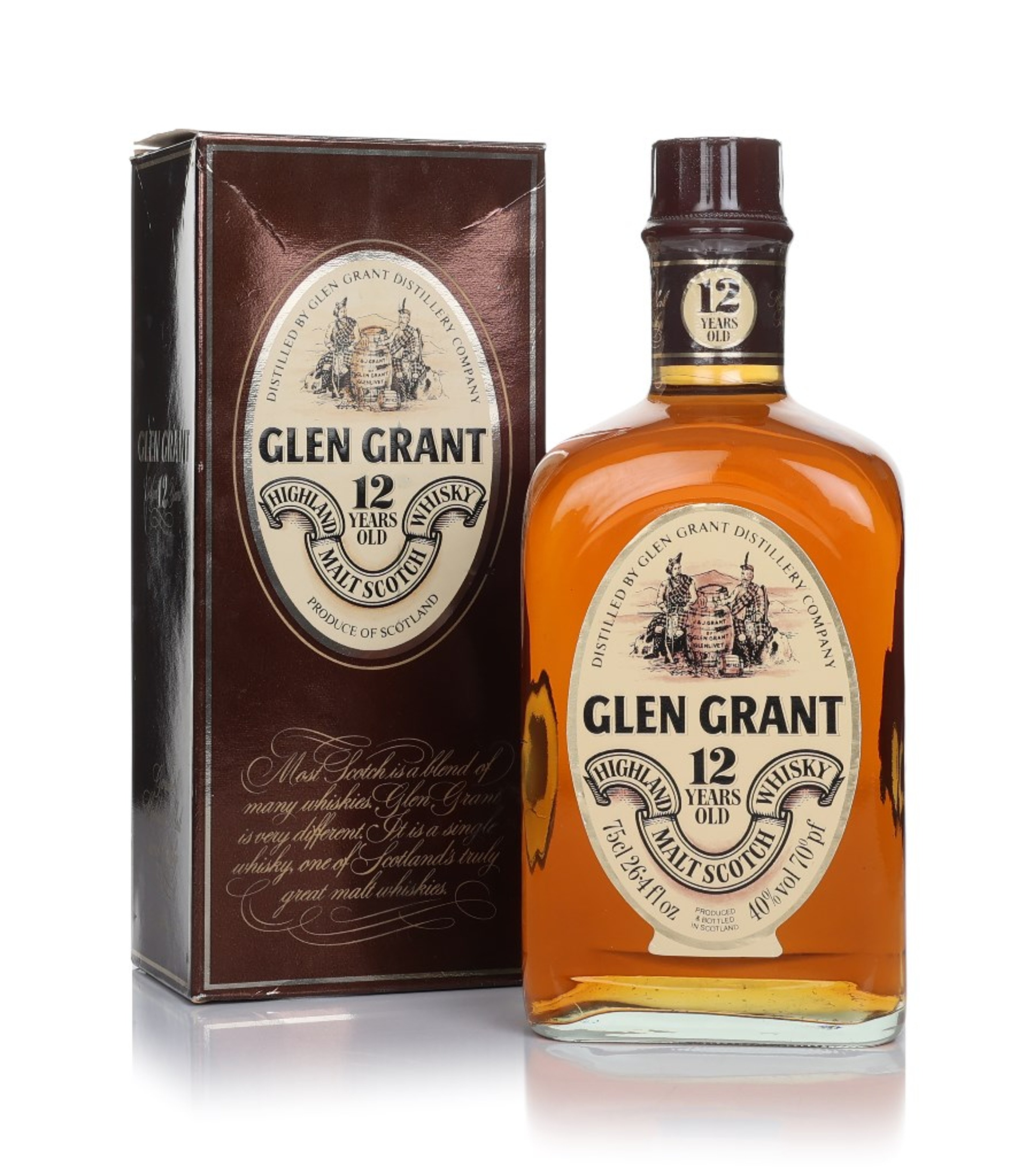 Glen Grant 12 Year Old - 1970s 75cl