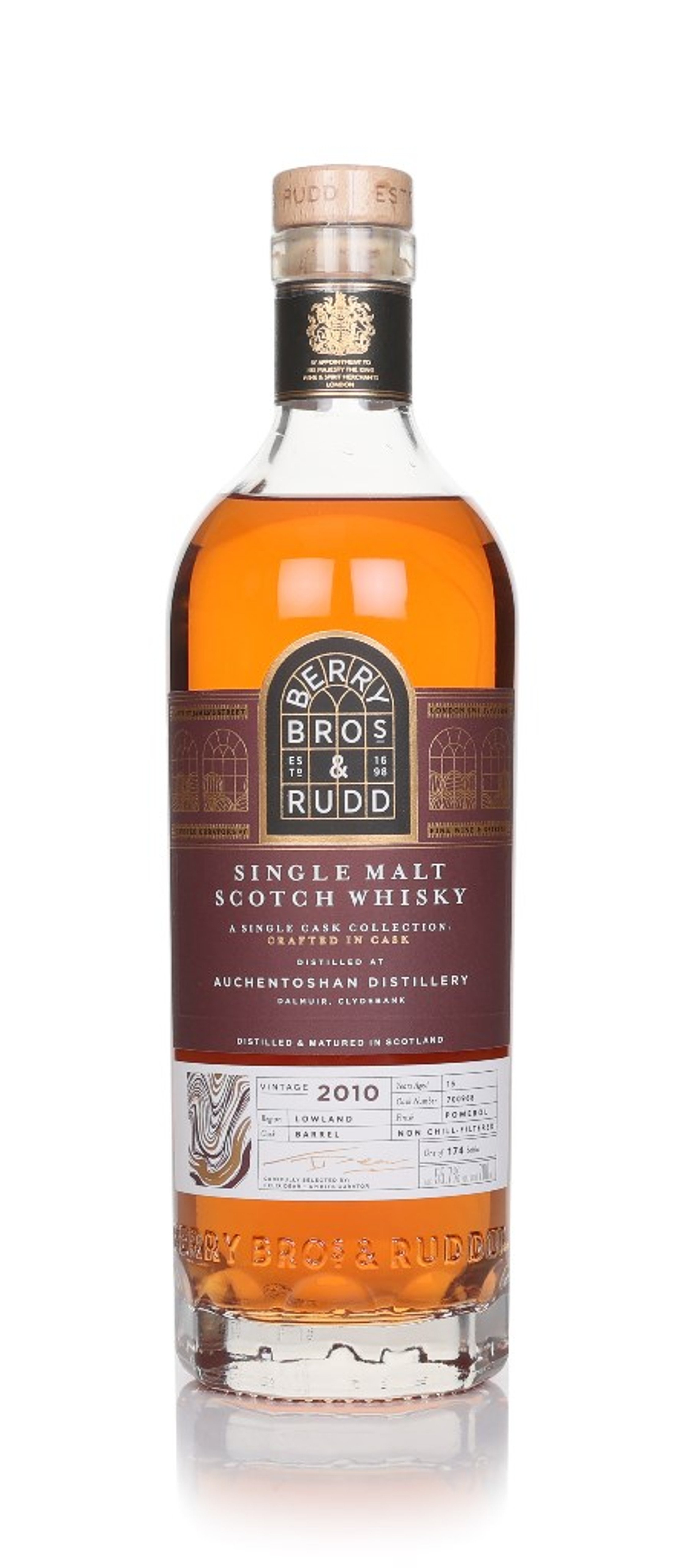 Auchentoshan 2010 (cask 700968) - Berry Bros. & Rudd 70cl