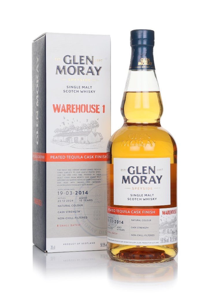 Glen Moray 2014 Peated Tequila Finish - Warehouse 1 70cl