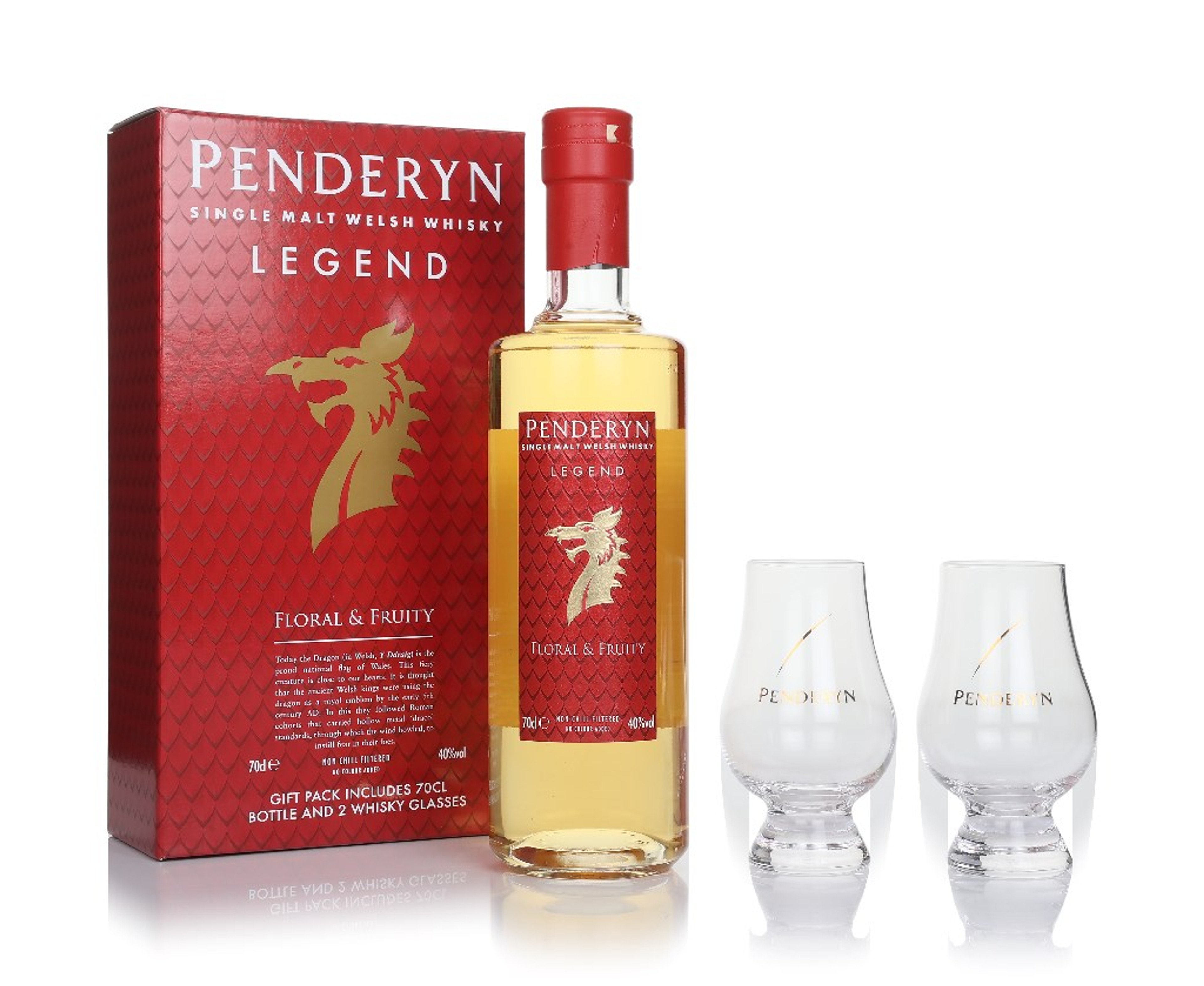 Penderyn Legend Floral & Fruity Gift Set 70cl