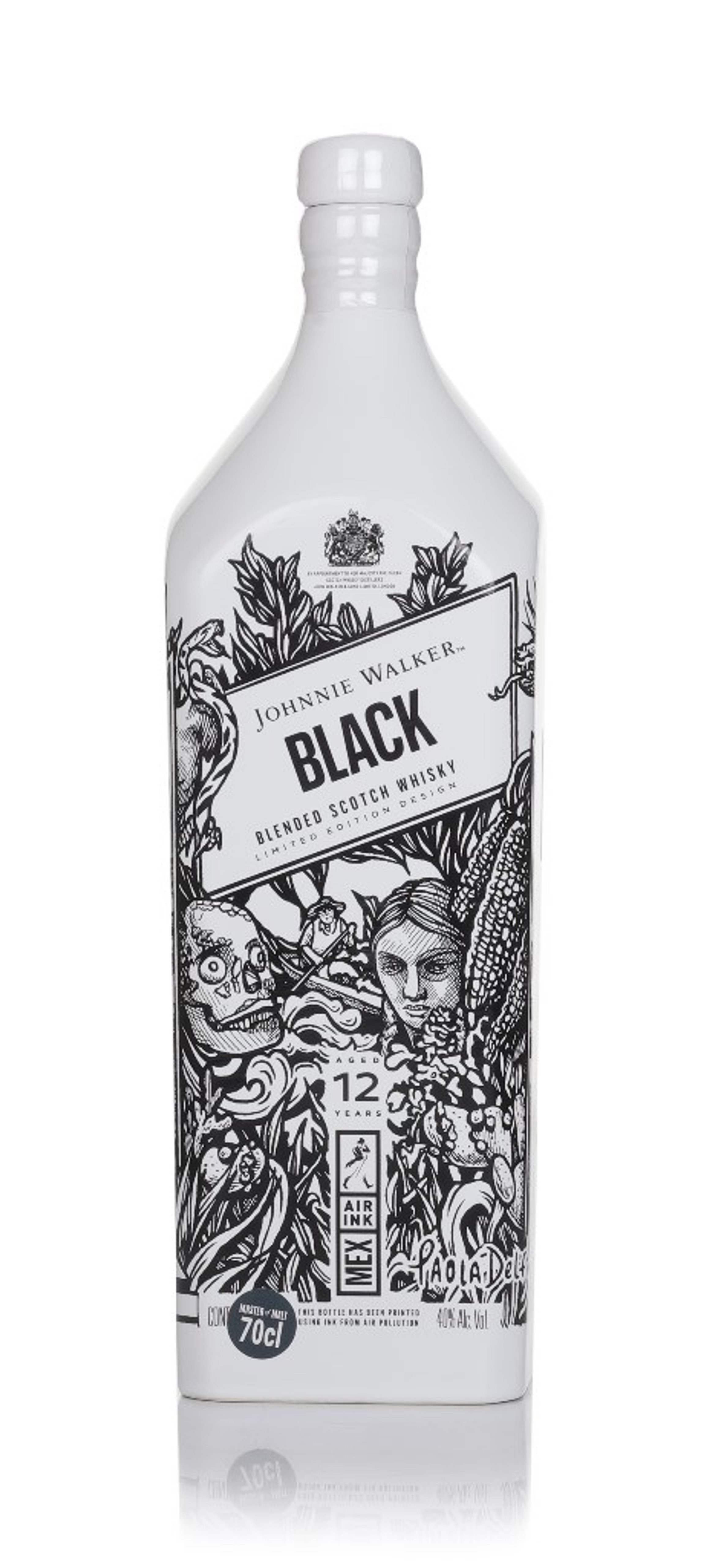 Johnnie Walker Black Label 12 Year Old - Air Ink Mexico City Edition 70cl