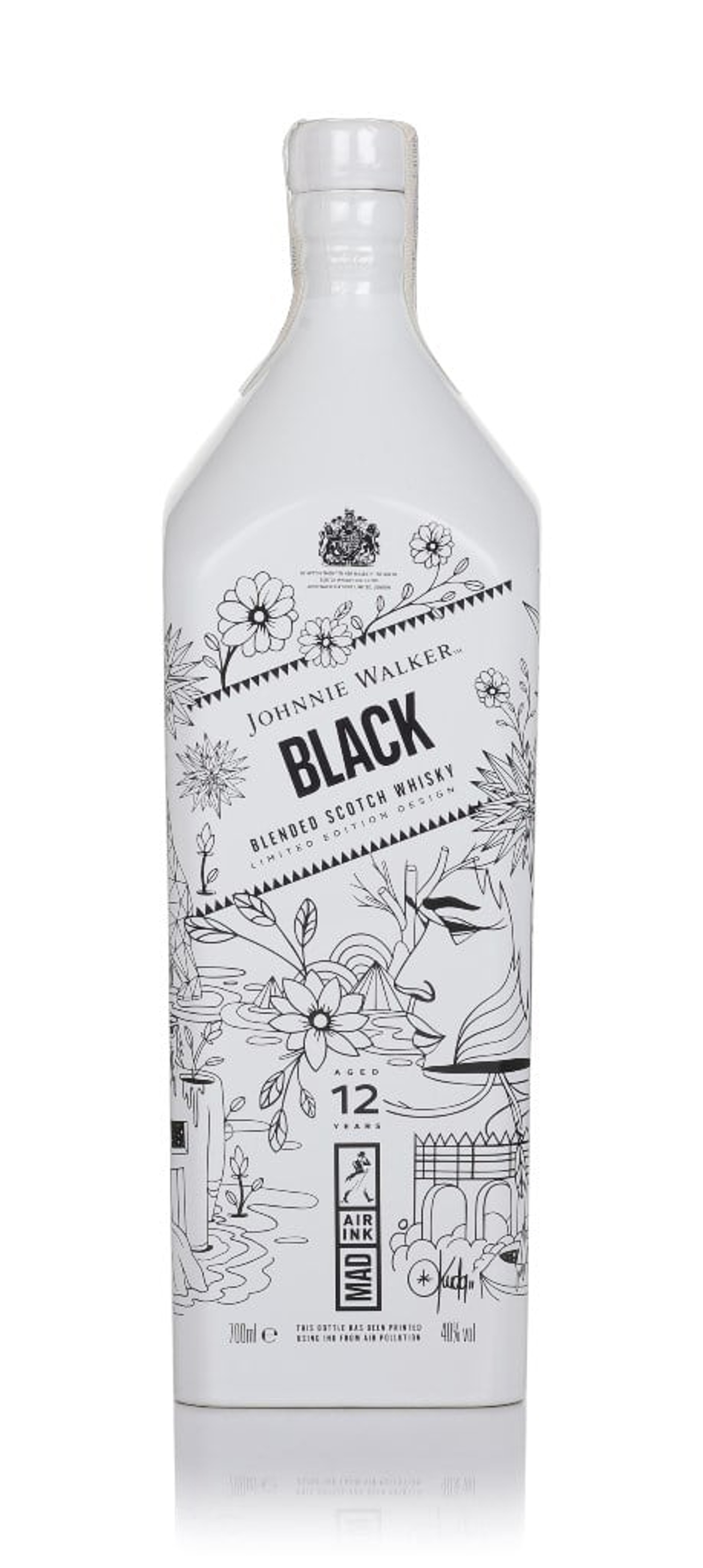 Johnnie Walker Black Label 12 Year Old - Air Ink Madrid Edition 70cl