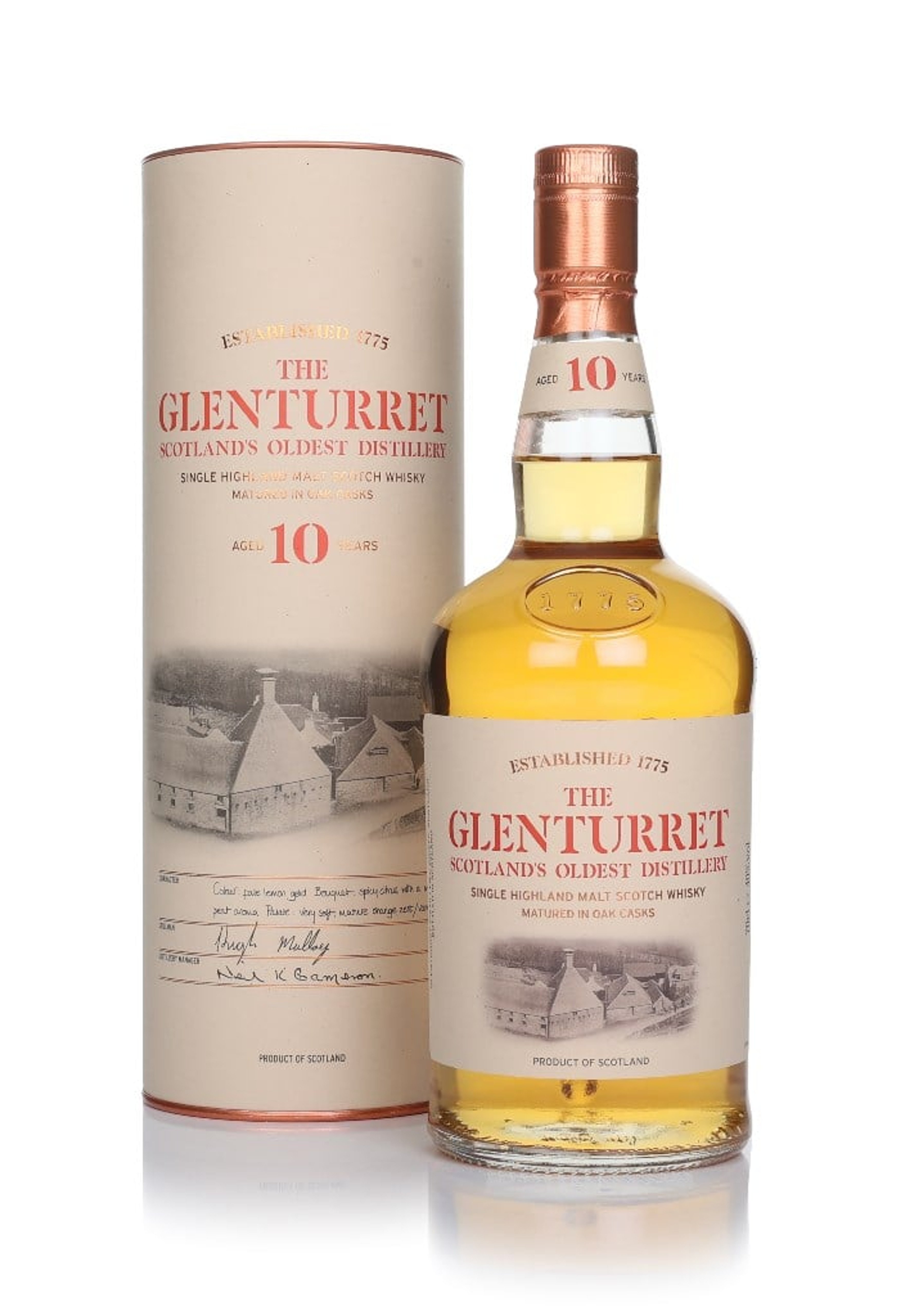 The Glenturret 10 Year Old - 2000s 70cl