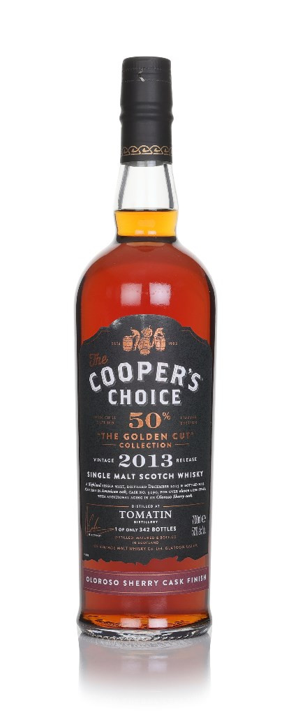Tomatin 10 Year Old 2013 - The Cooper's Choice The Golden Cut Collection (The Vintage Malt Whisky Co.) 70cl