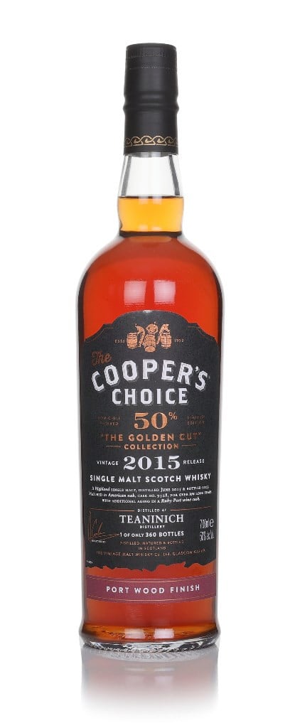 Teaninich 10 Year Old 2015 - The Cooper's Choice The Golden Cut Collection (The Vintage Malt Whisky Co.) 70cl