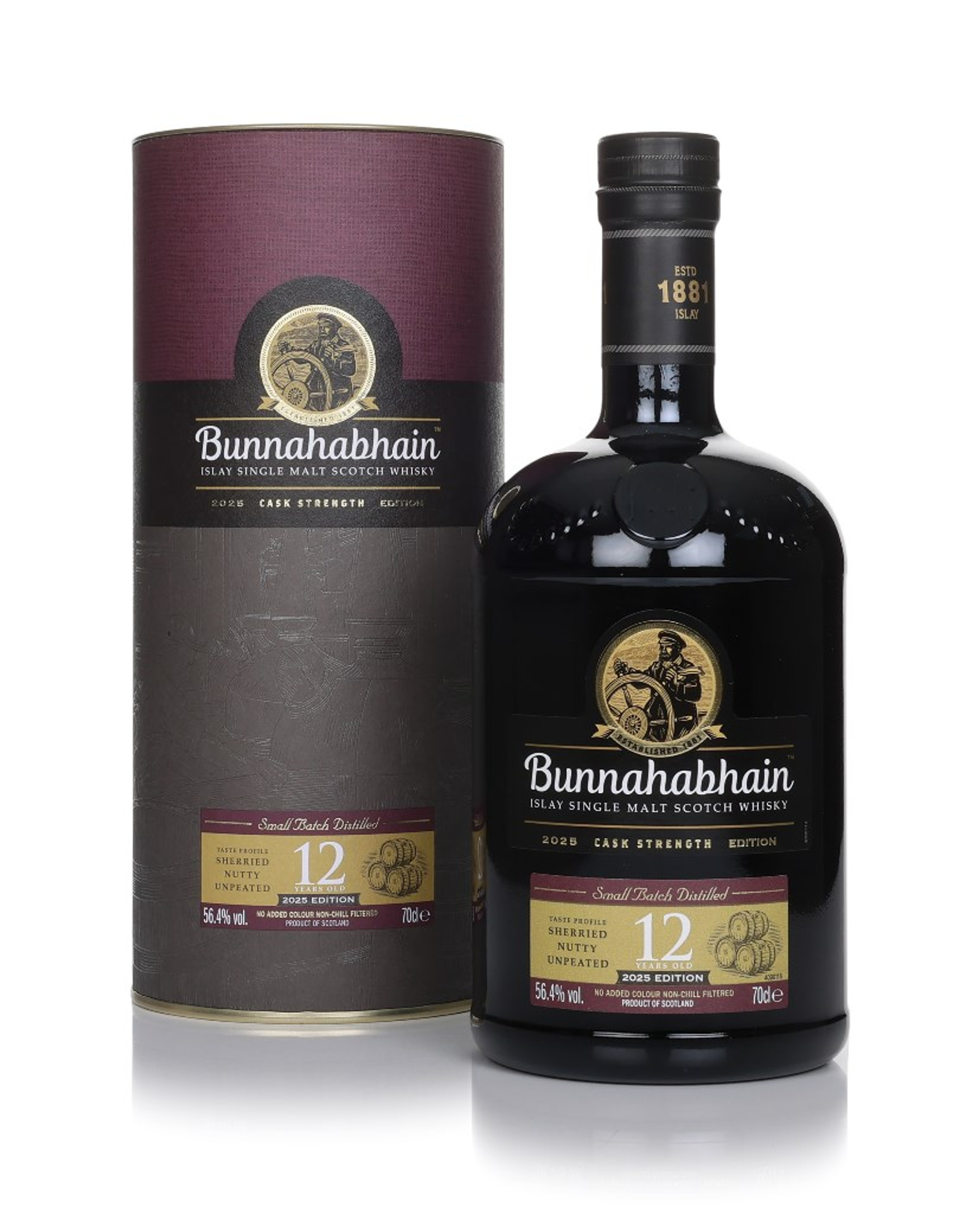 Bunnahabhain 12 Year Old Cask Strength - 2025 Edition 70cl