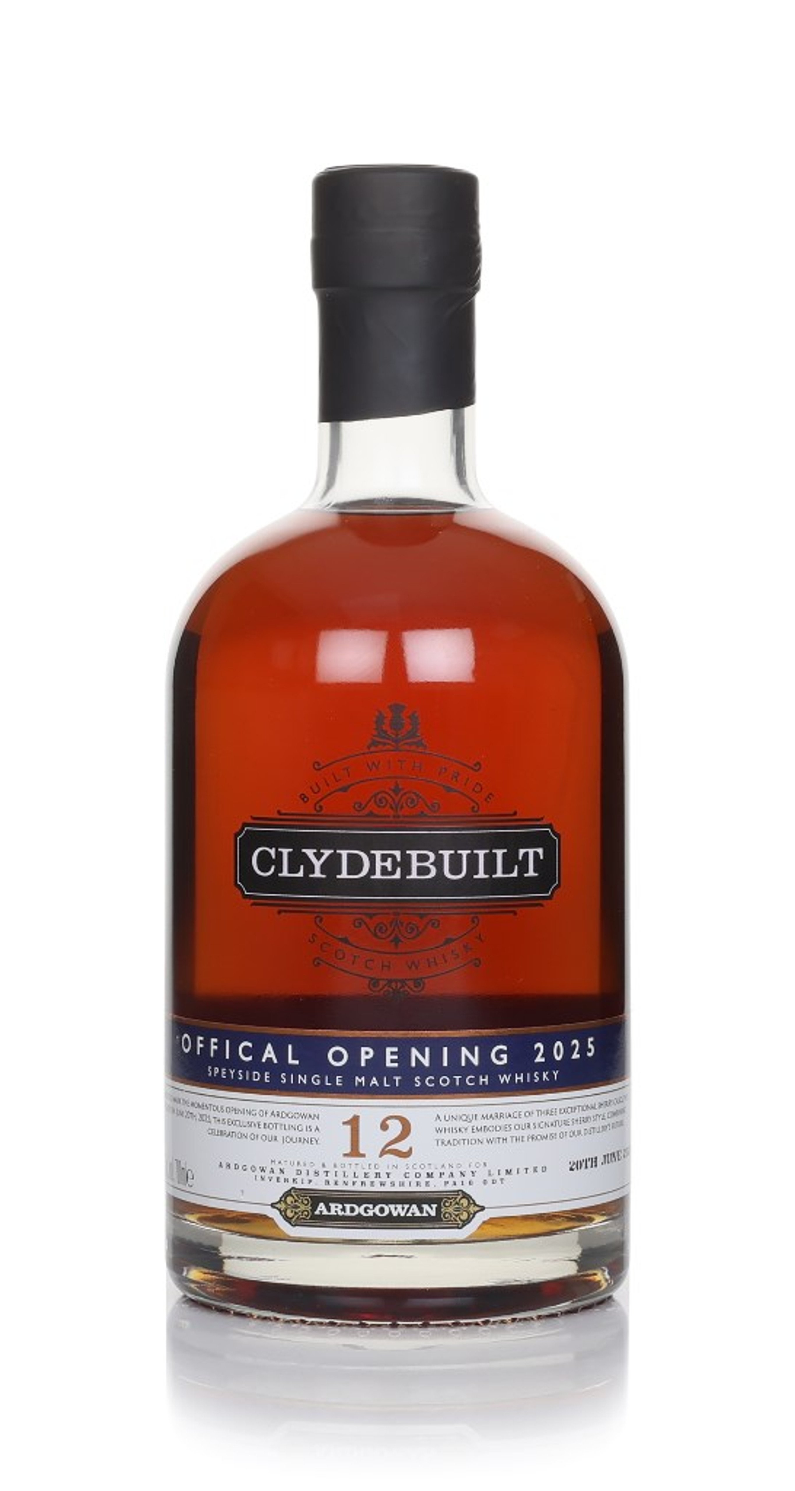 Clydebuilt 12 Year Old Official Opening Day 2025 (Ardgowan) 70cl