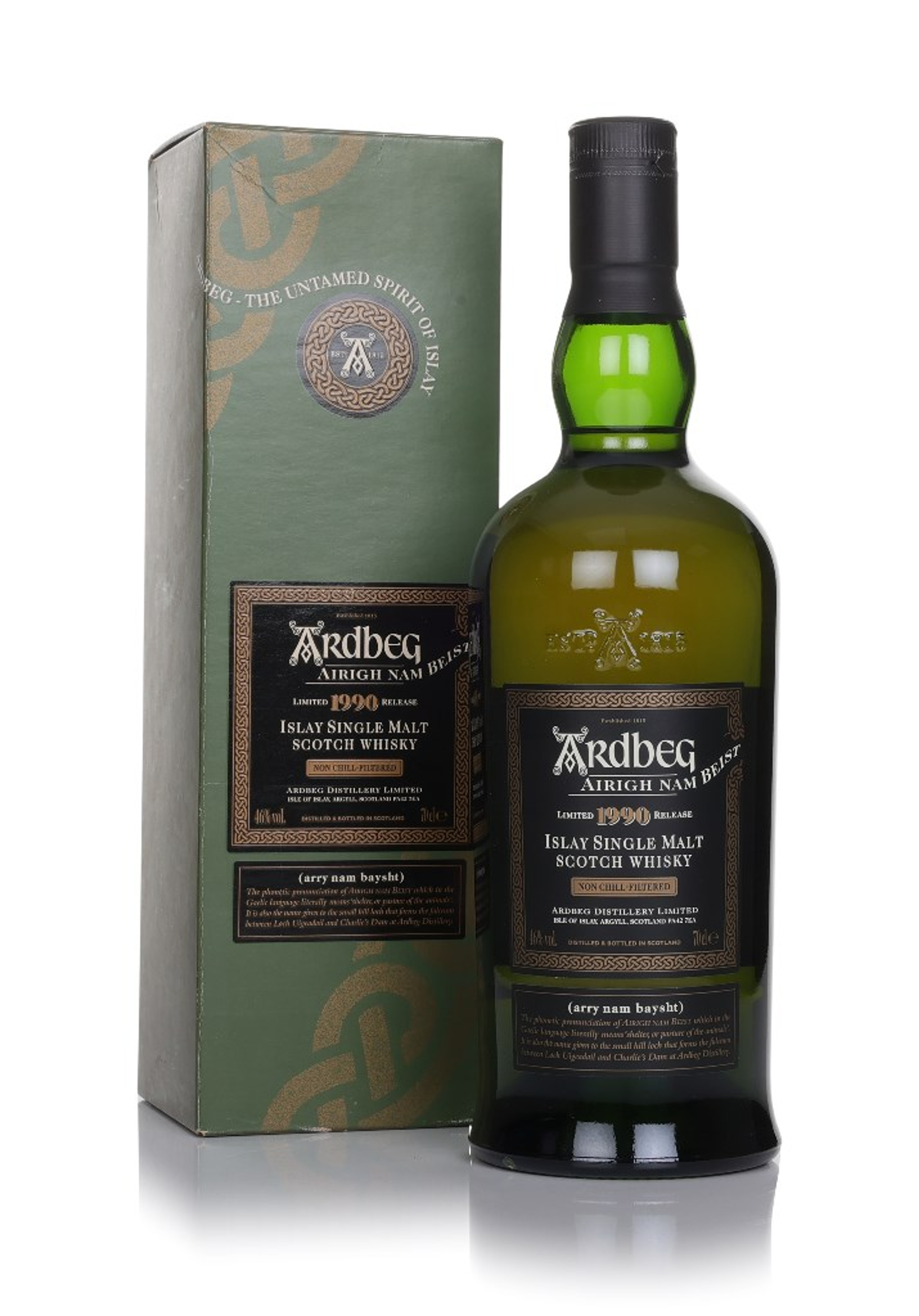 Ardbeg Airigh Nam Beist 16 Year Old 1990 (bottled 2007) 70cl