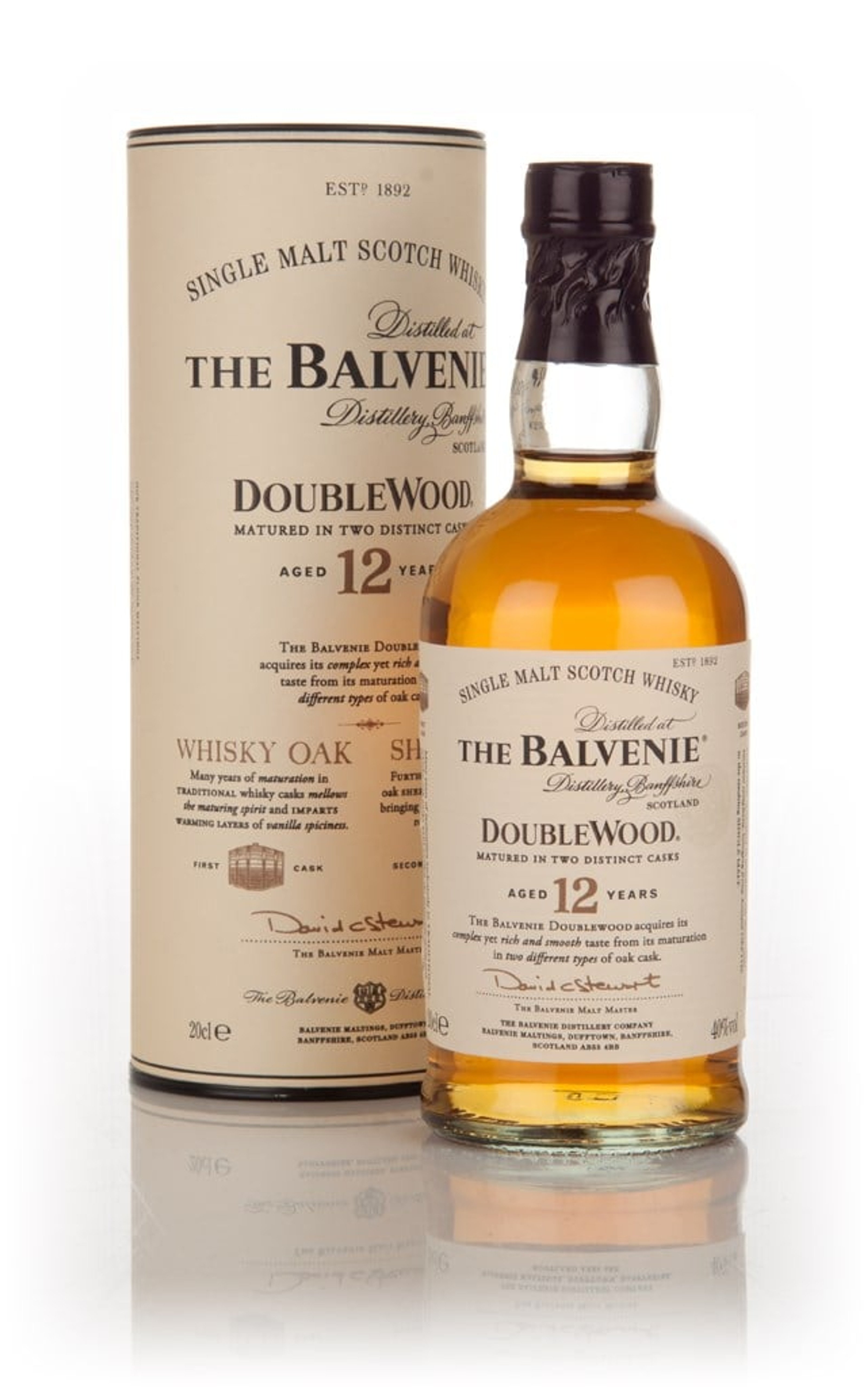 Balvenie DoubleWood 12 Year Old (20cl) (No Box / Torn Label)