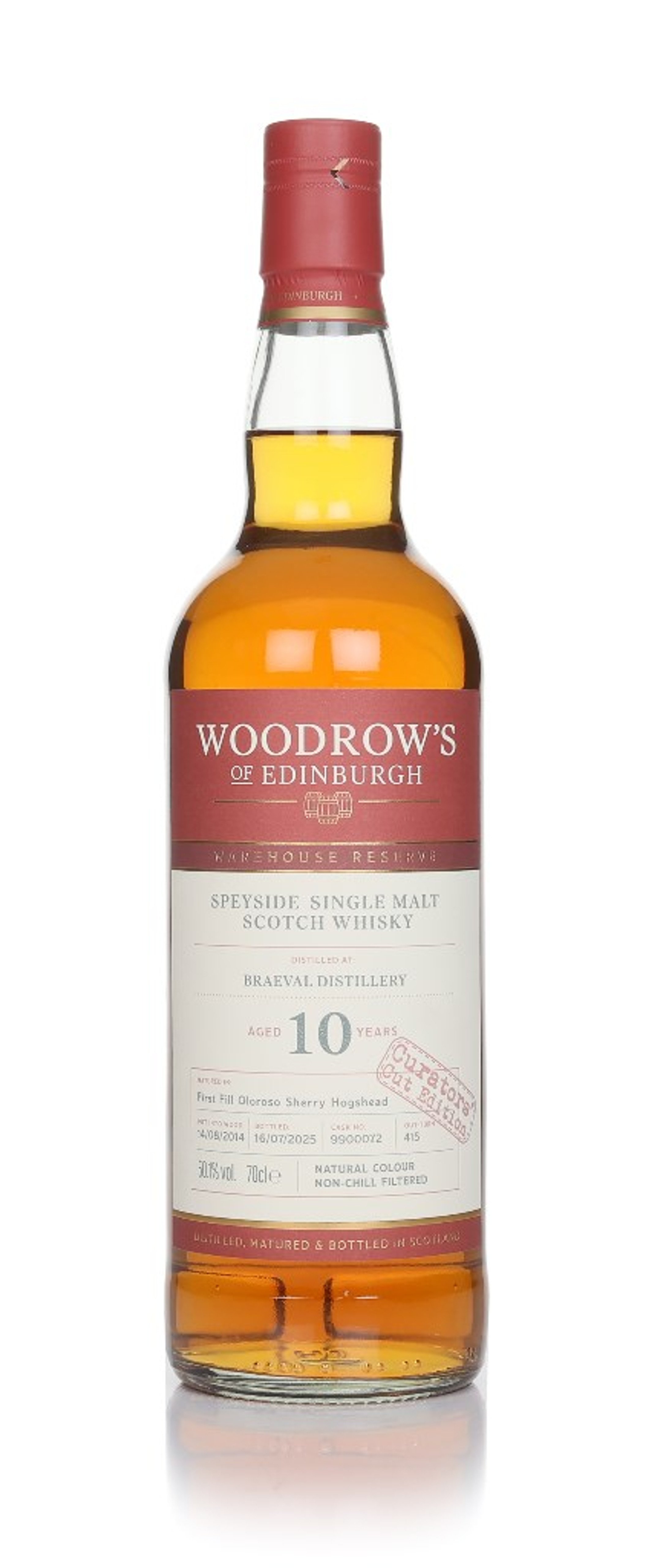 Braeval 10 Year Old 2014  - Woodrow's of Edinburgh 70cl
