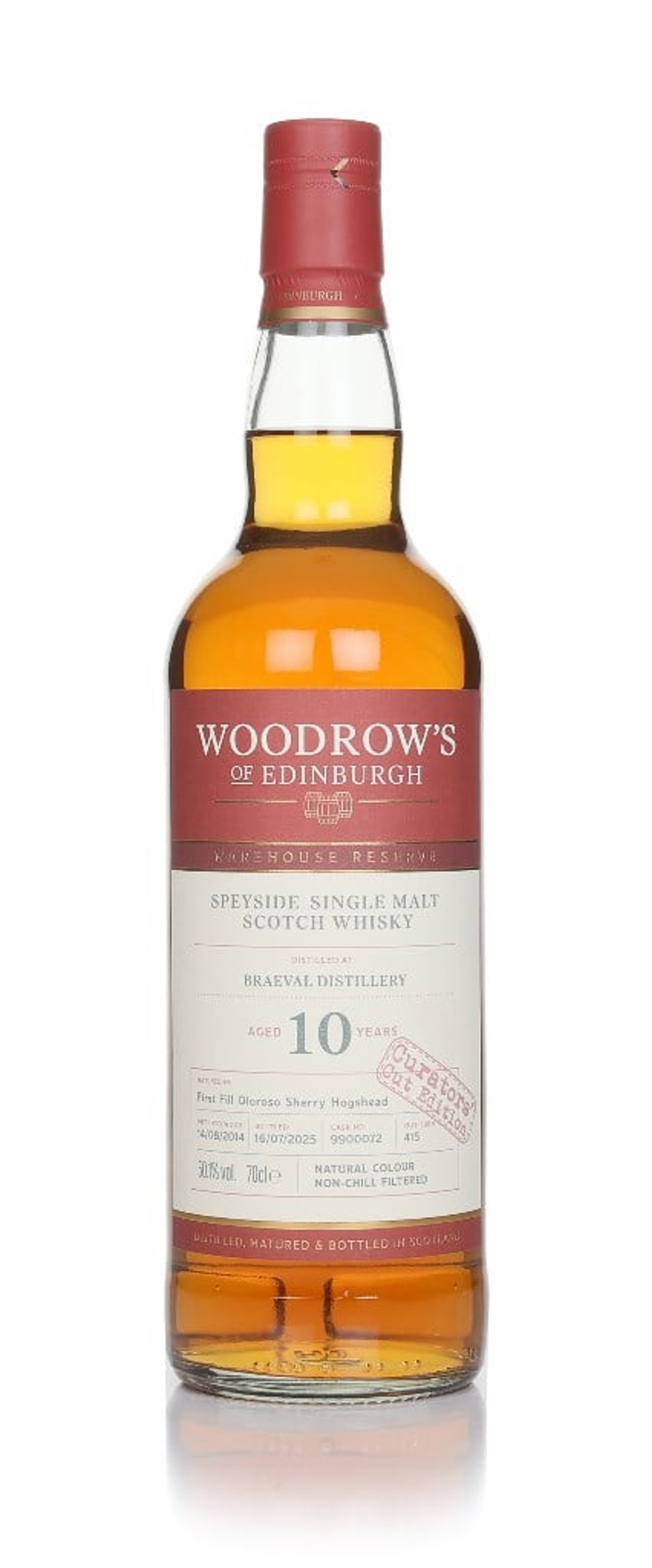 Braeval 10 Year Old 2014 - Woodrow's of Edinburgh 70cl