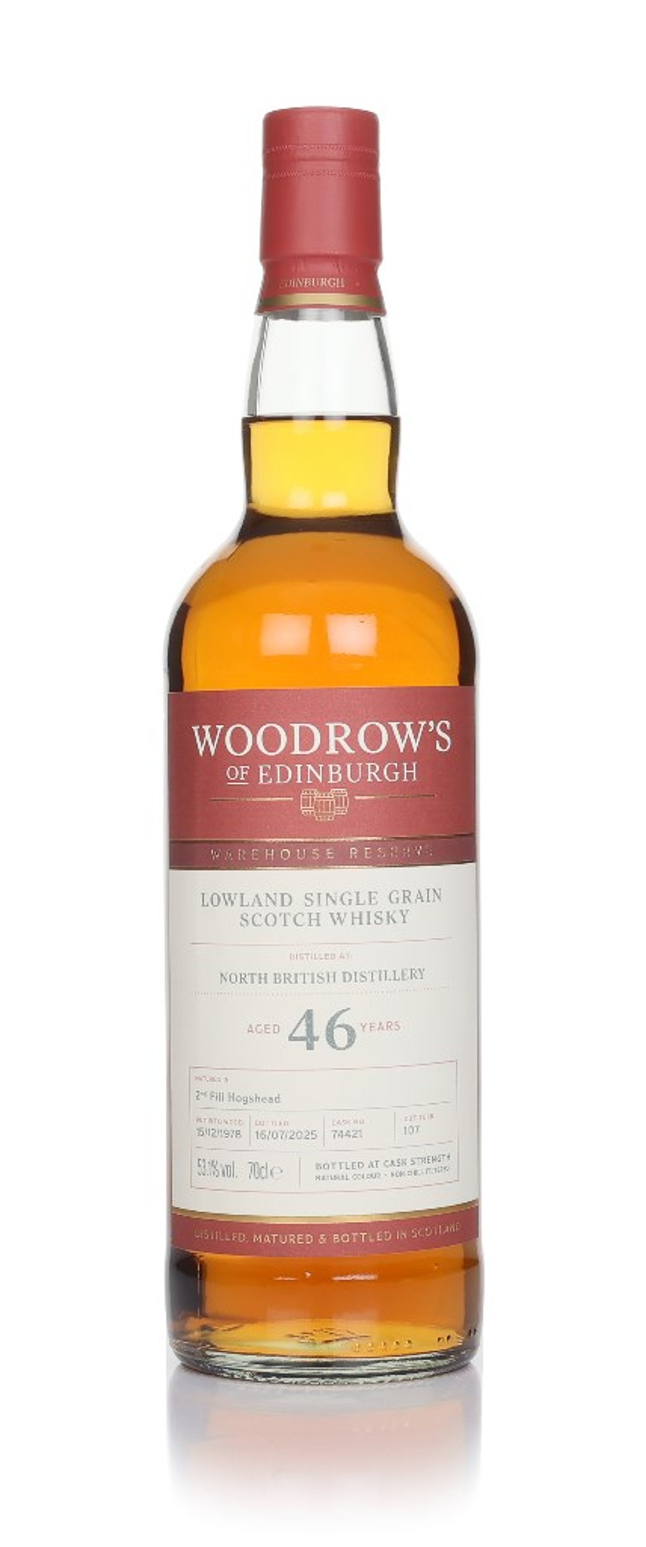 North British 46 Year Old  - Woodrow's of Edinburgh 70cl