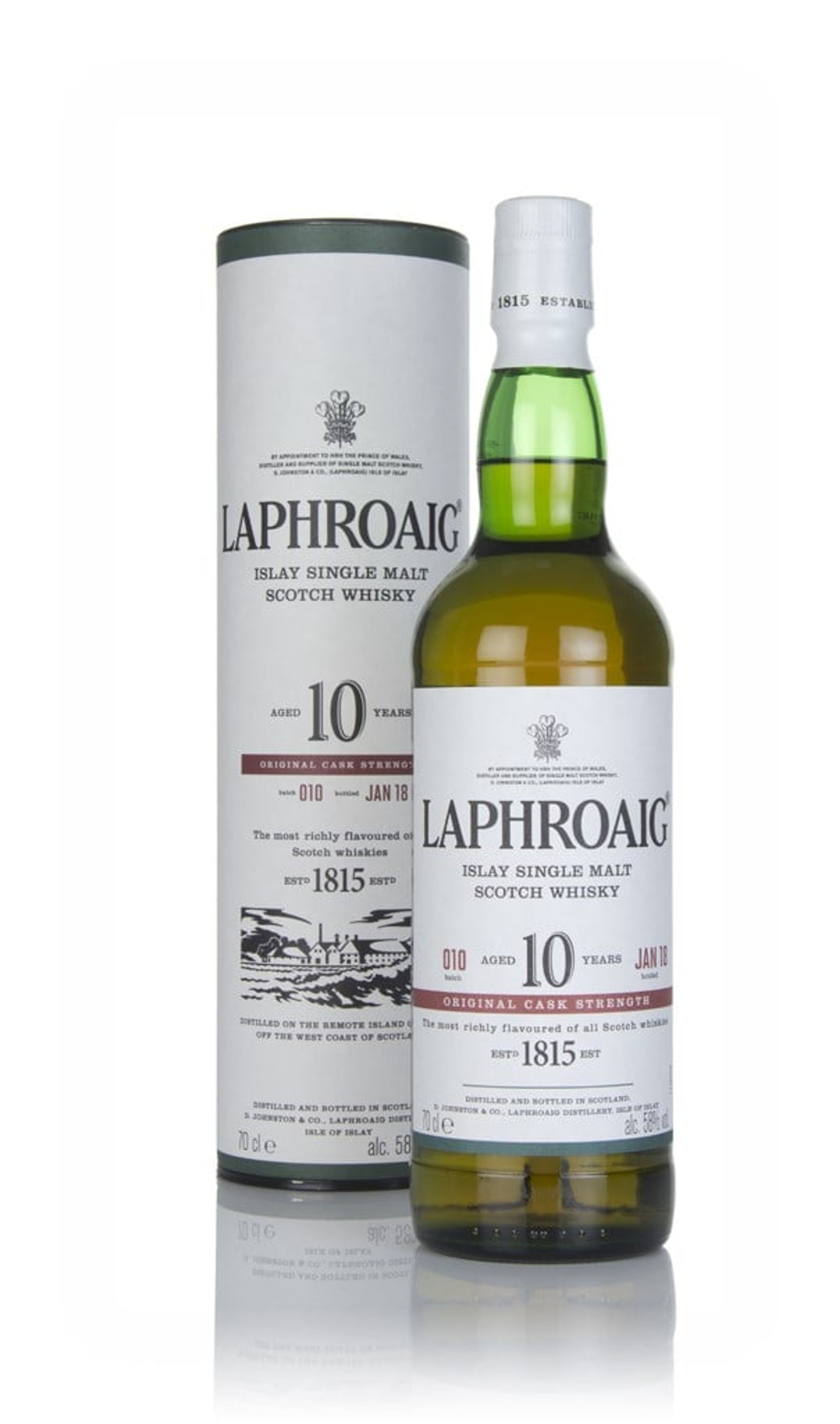 Laphroaig 10 Year Old Cask Strength - Batch 015 Batch 010