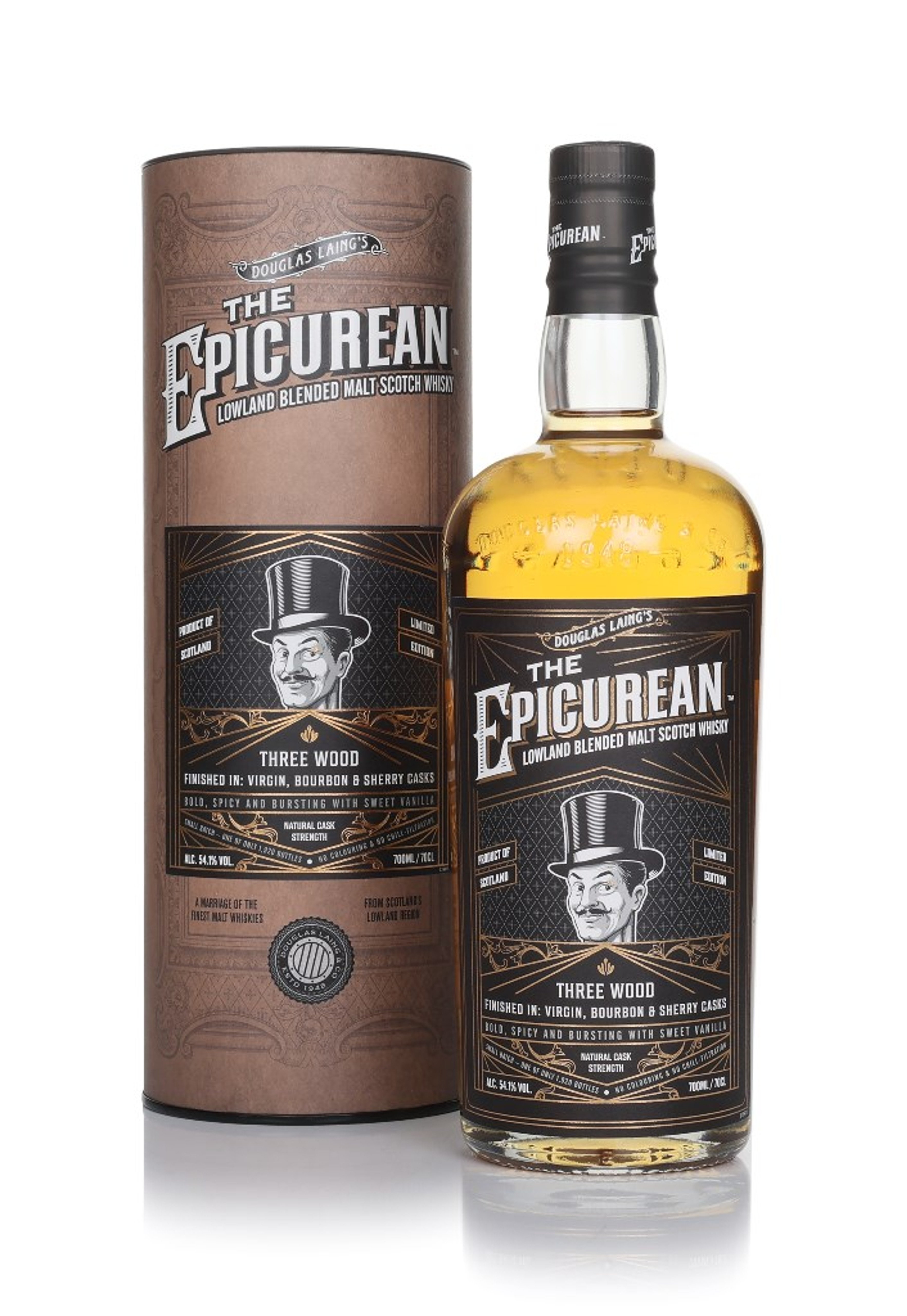 The Epicurean Three Wood Finish 70cl