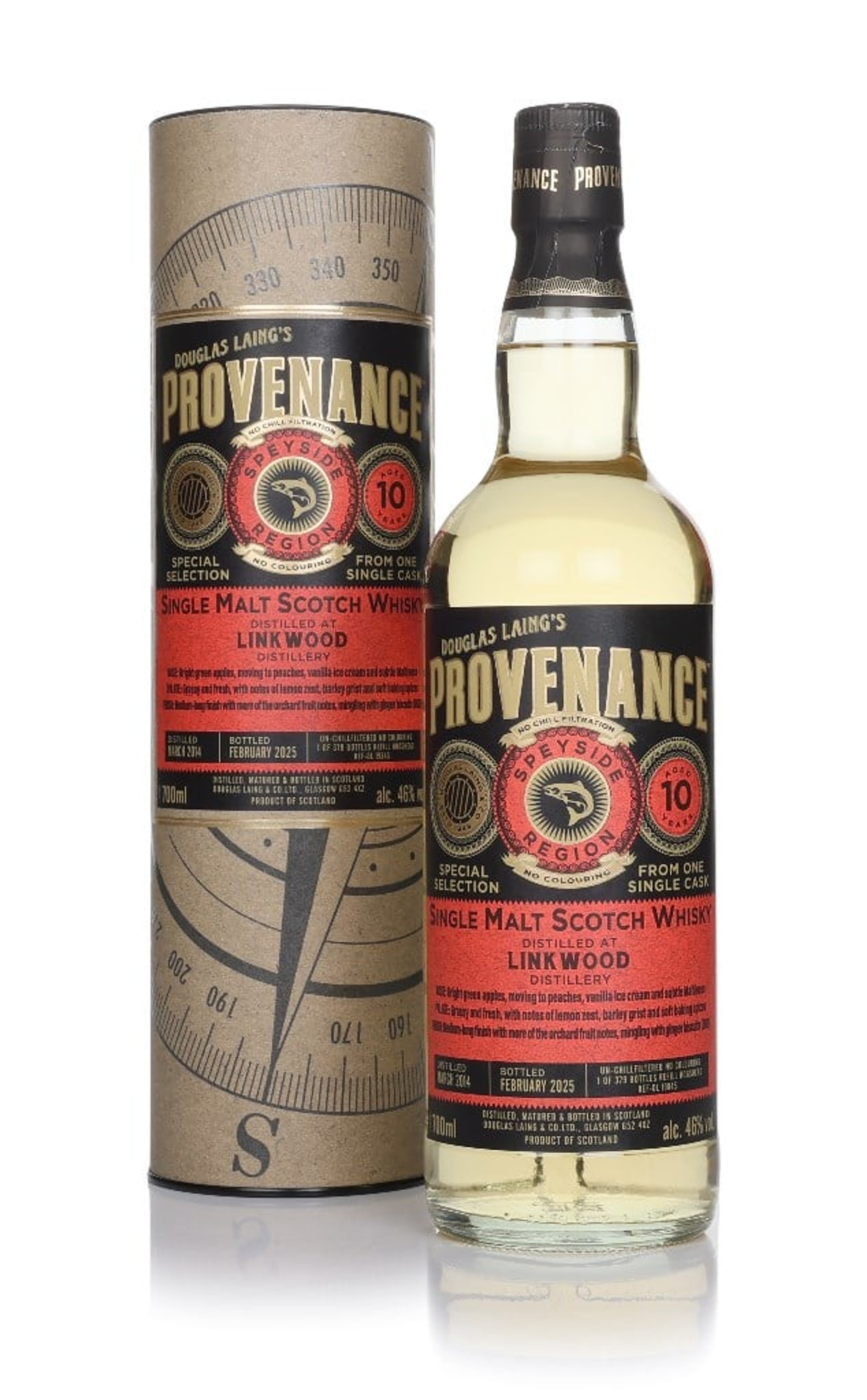 Linkwood 10 Year Old 2014 (cask 19845) - Provenance (Douglas Laing) 70cl