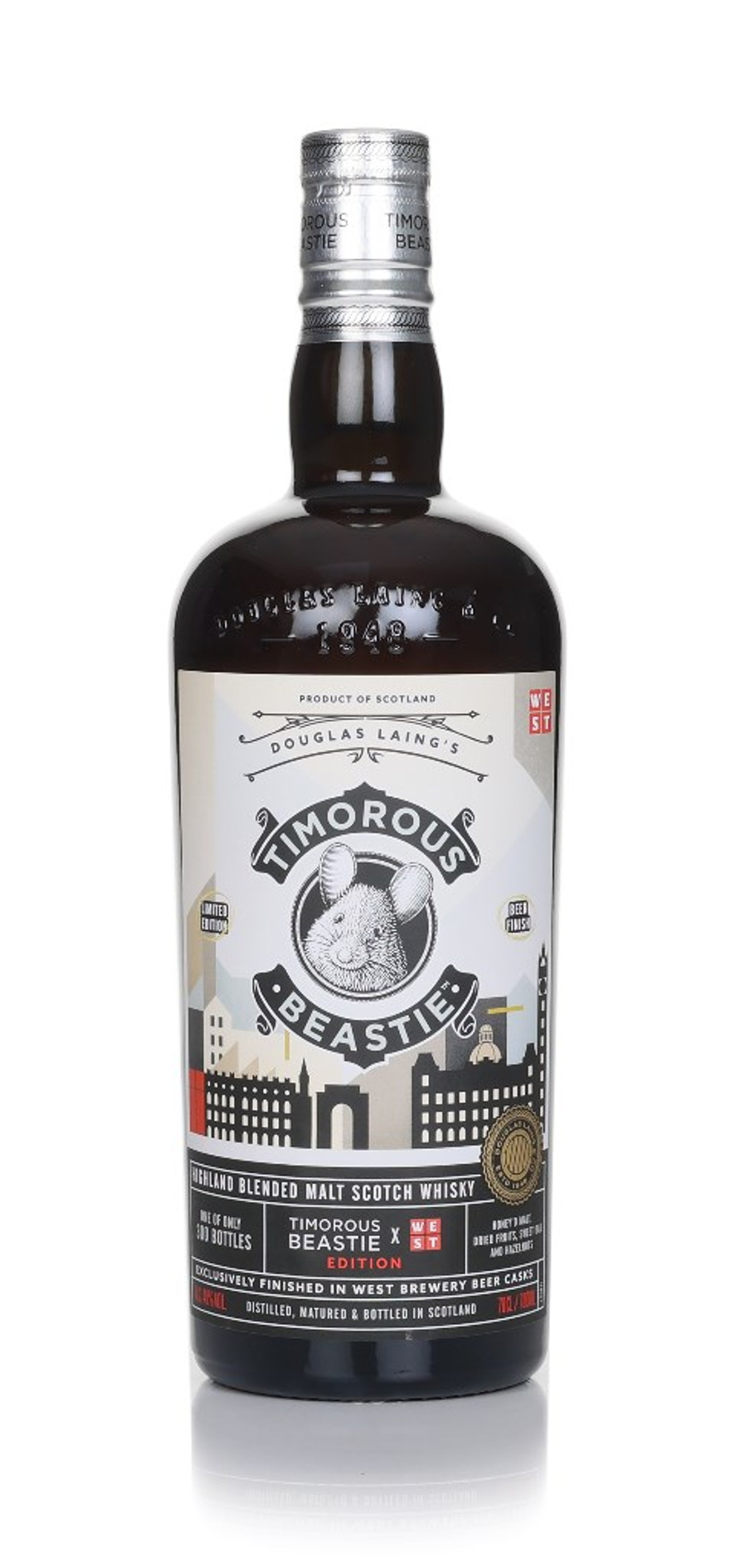 Timorous Beastie x WEST Brewery Beer Cask Finish 70cl
