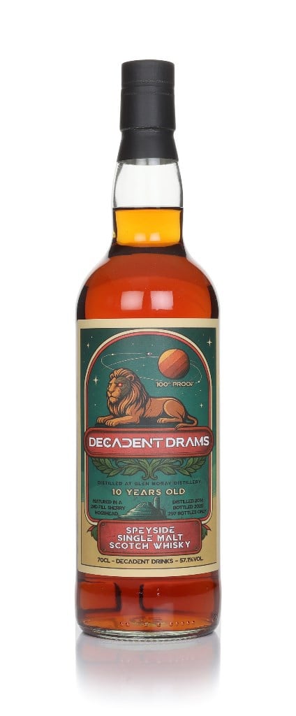 Glen Moray 10 Year Old 2014 - Decadent Drams (Decadent Drinks) 70cl