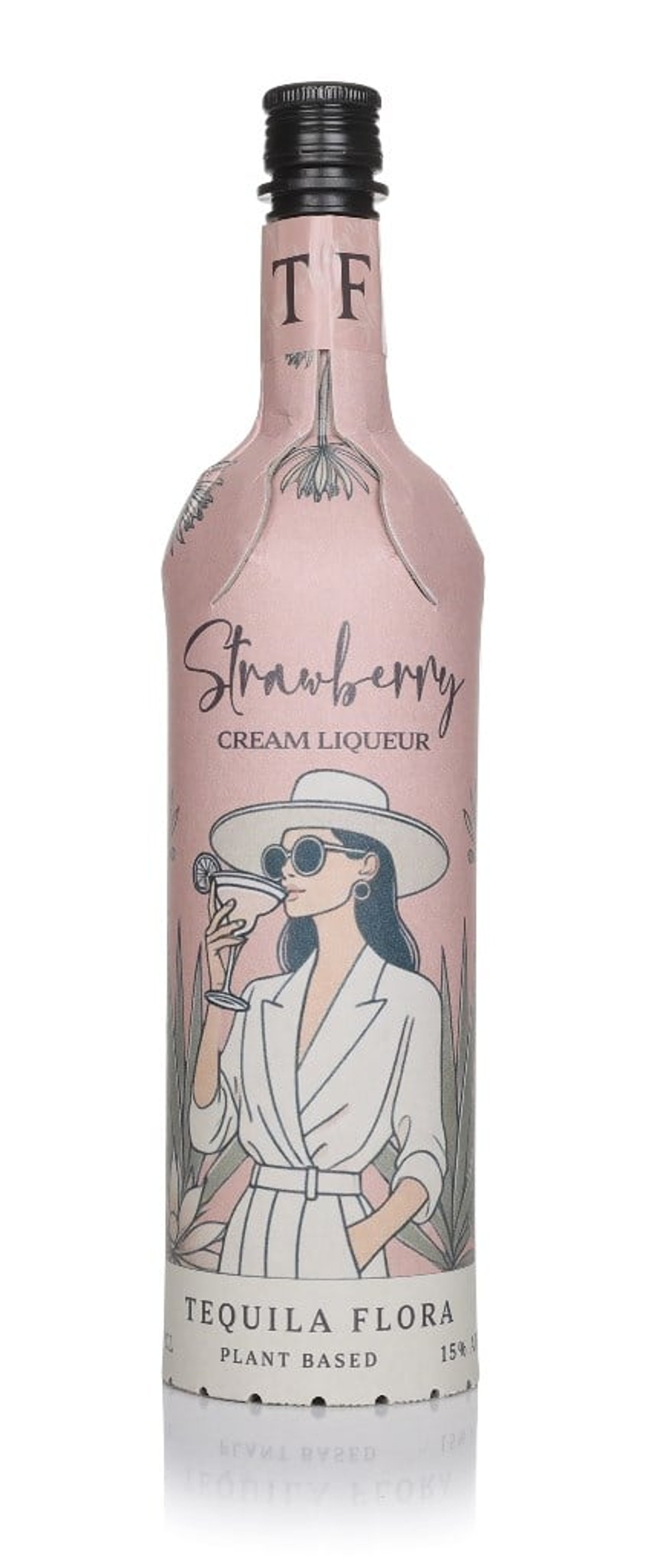 Tequila Flora Strawberry Cream Liqueur 70cl