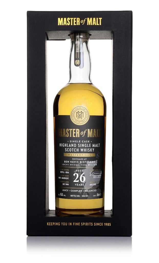 Ben Nevis 26 Year Old 1998 Single Cask - Masterpiece (Master of Malt) 70cl