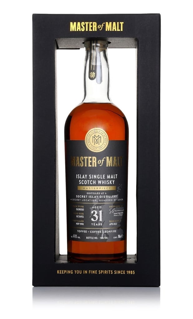 A Secret Islay Distillery 31 Year Old 1990 - Masterpiece (Master of Malt) 70cl