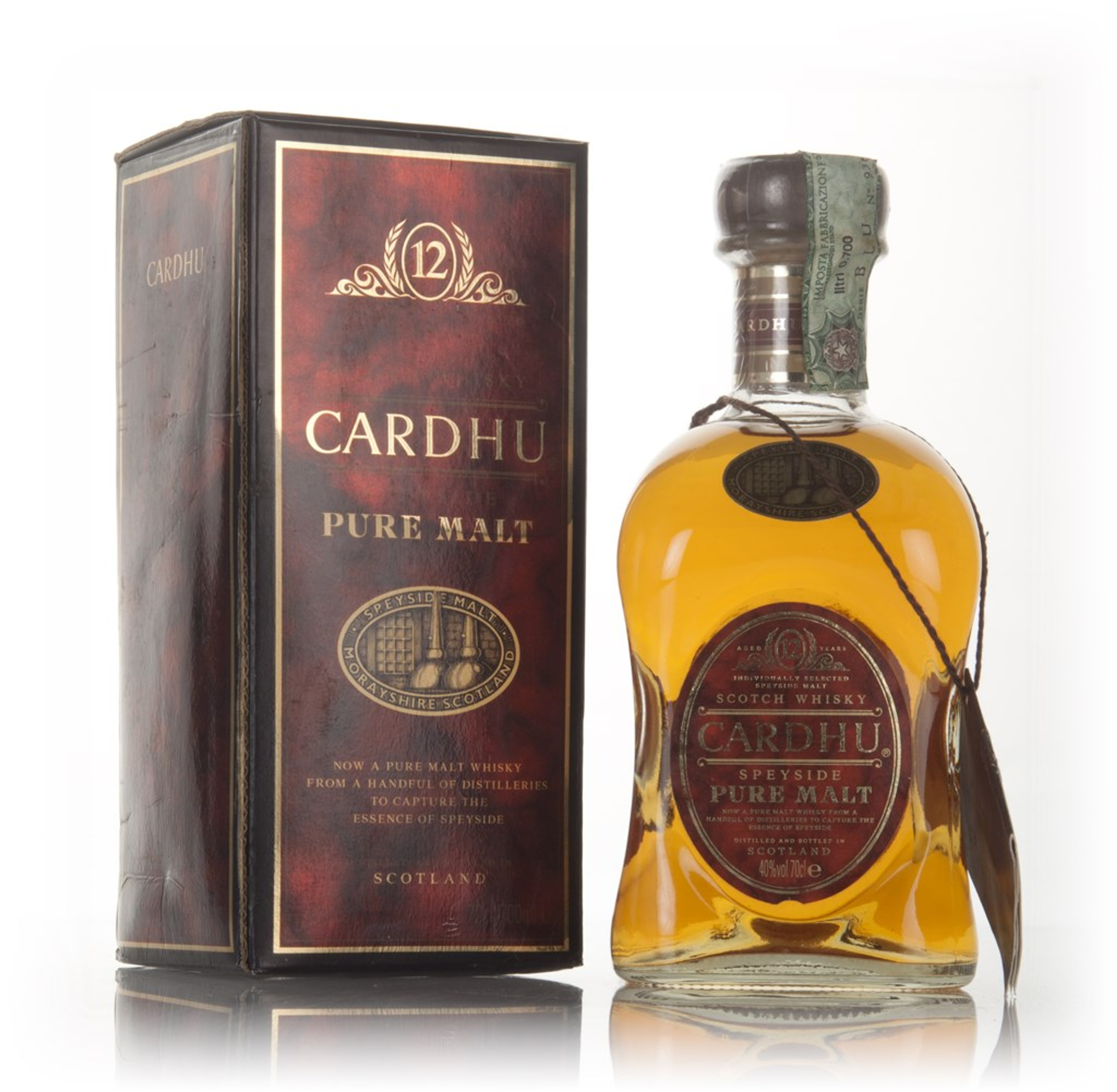 Cardhu 12 Year Old (Pure Malt) - Early 2000s 70cl