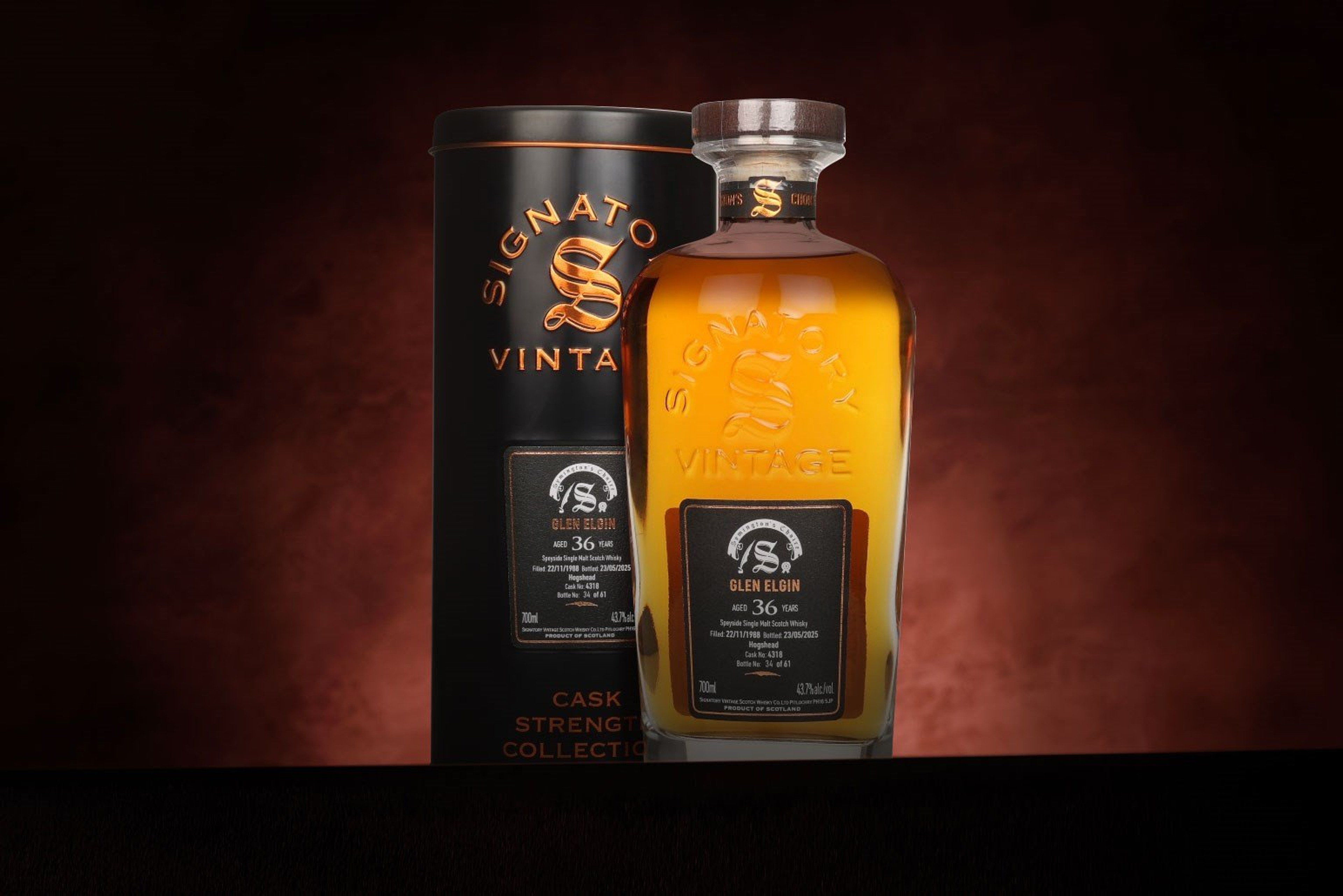 *COMPETITION* Glen Elgin 36 Year Old 1988 (cask 4318) - Cask Strength Collection (Signatory) Whisky Ticket 70cl