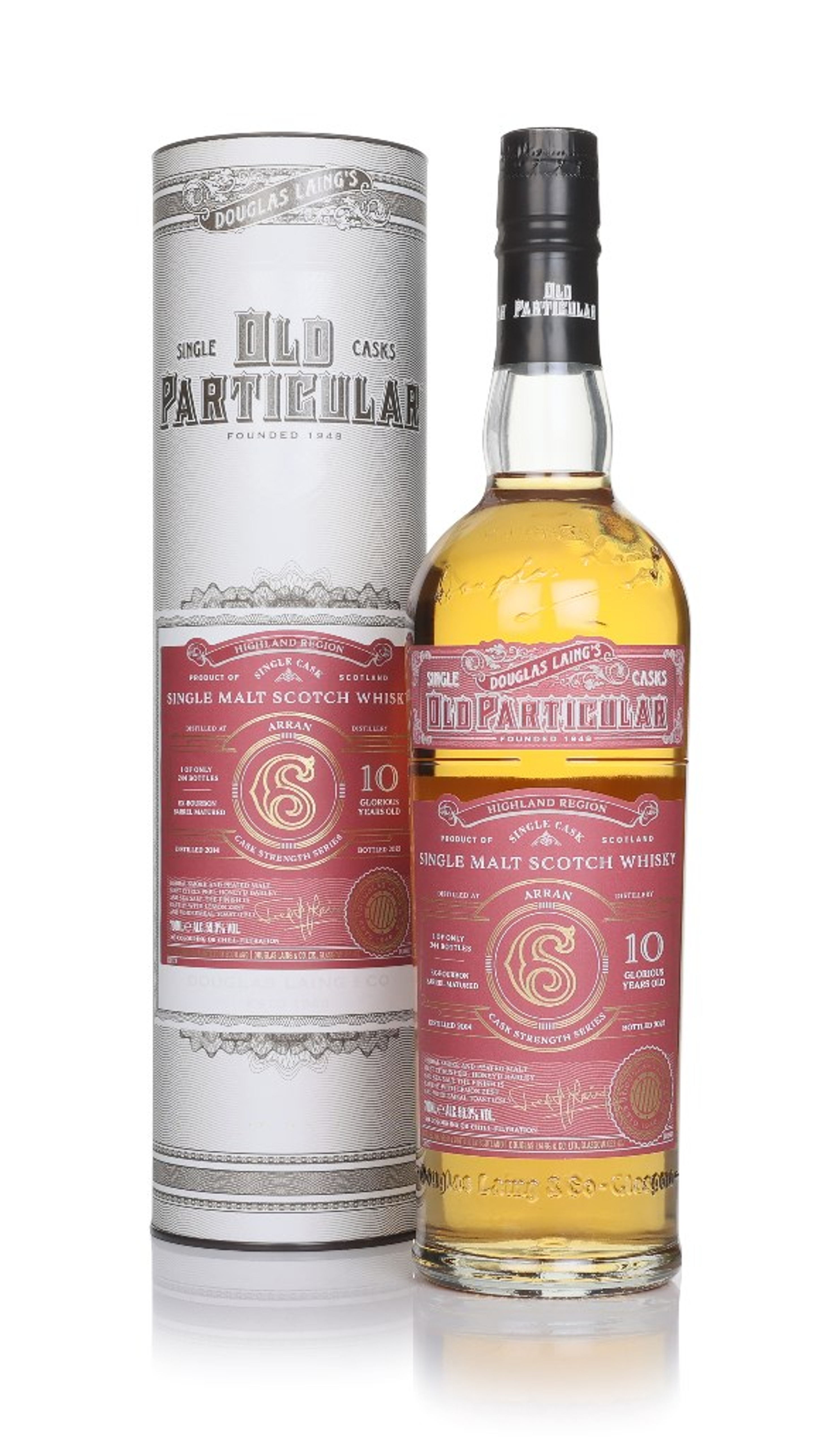 Arran 10 Year Old 2014 Peated Cask Strength - Old Particular (Douglas Laing) 70cl