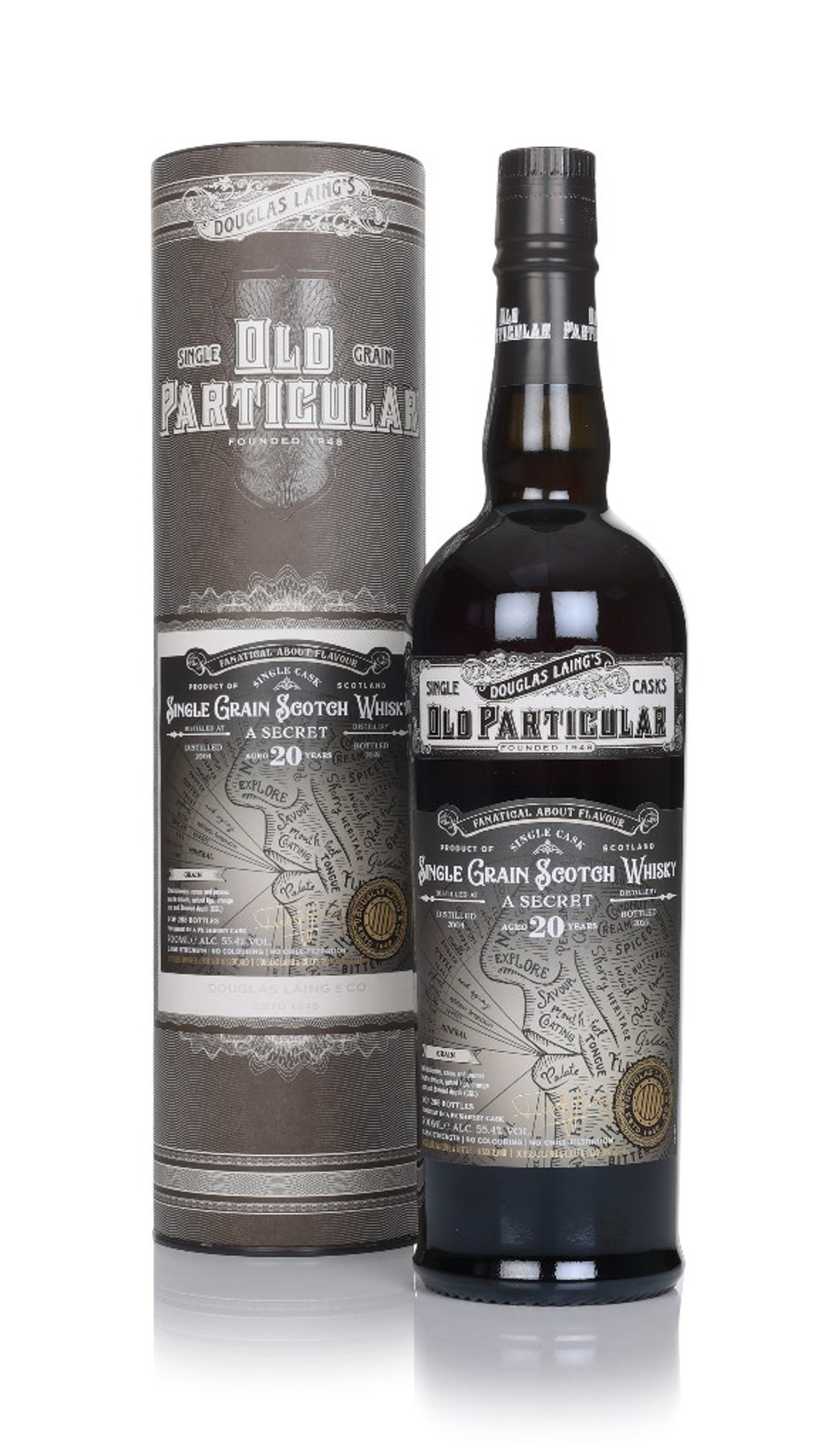 Secret Grain 20 Year Old 2004 Fanatical About Flavour Cask Strength - Old Particular (Douglas Laing) 70cl